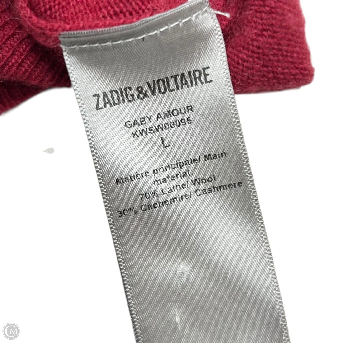 Sweater By Zadig And Voltaire In Red, Size: L