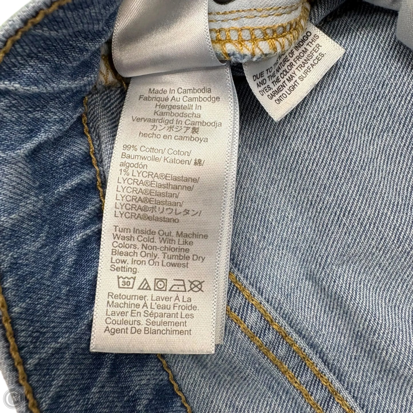 Jeans Cropped By J. Crew In Blue Denim, Size: 2