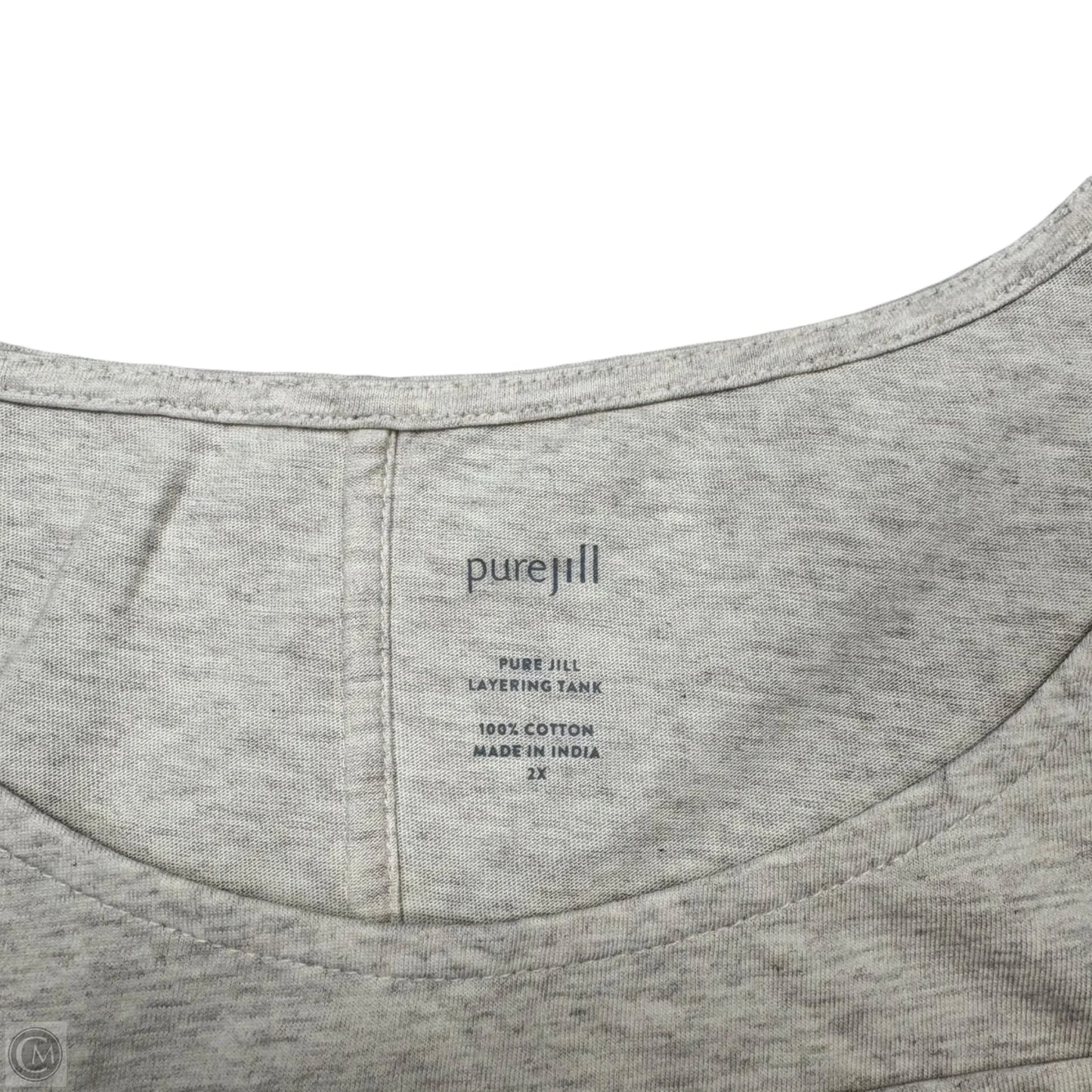 Tank Top By Pure Jill In Cream, Size: 2x