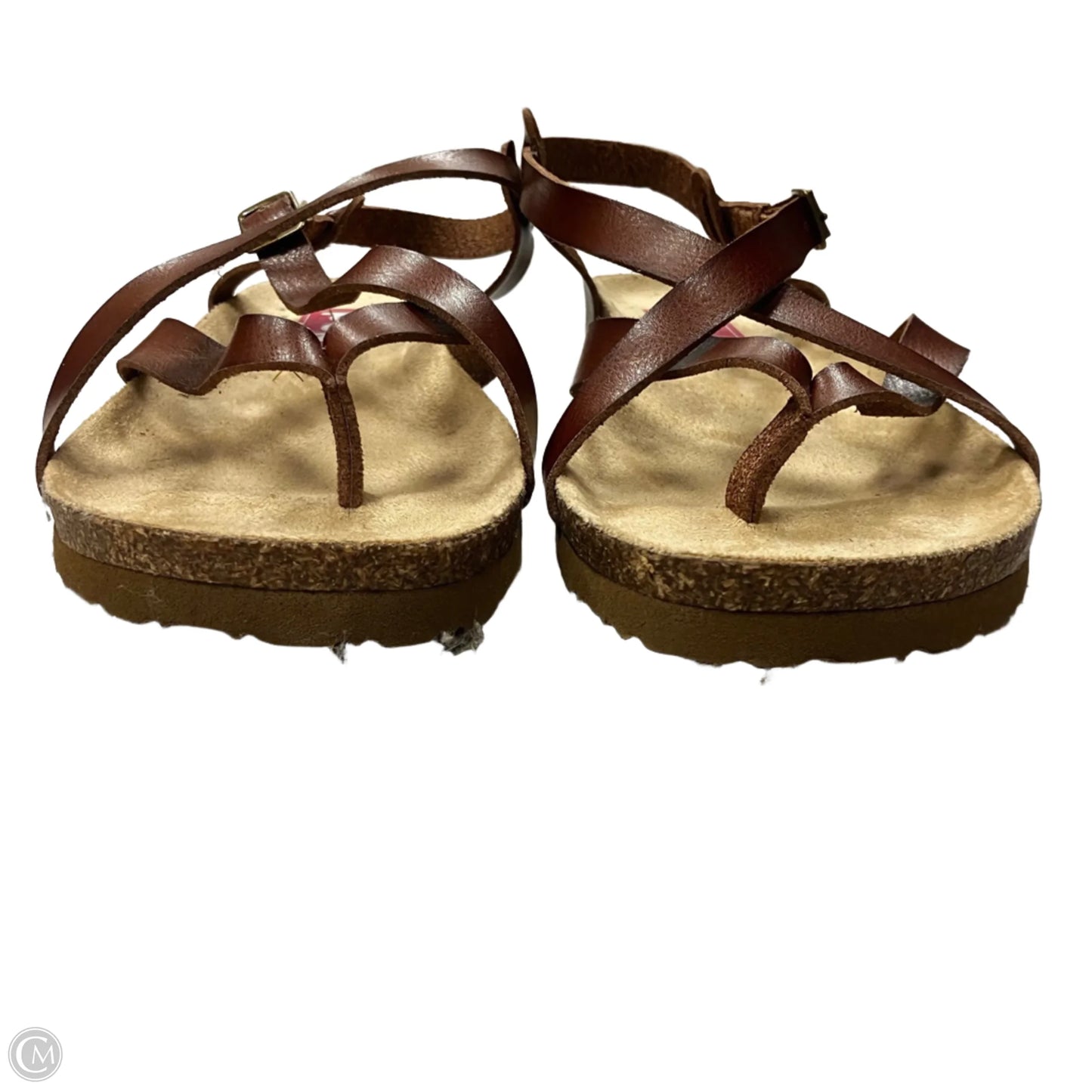 Shoes Flats In Brown, Size: 9