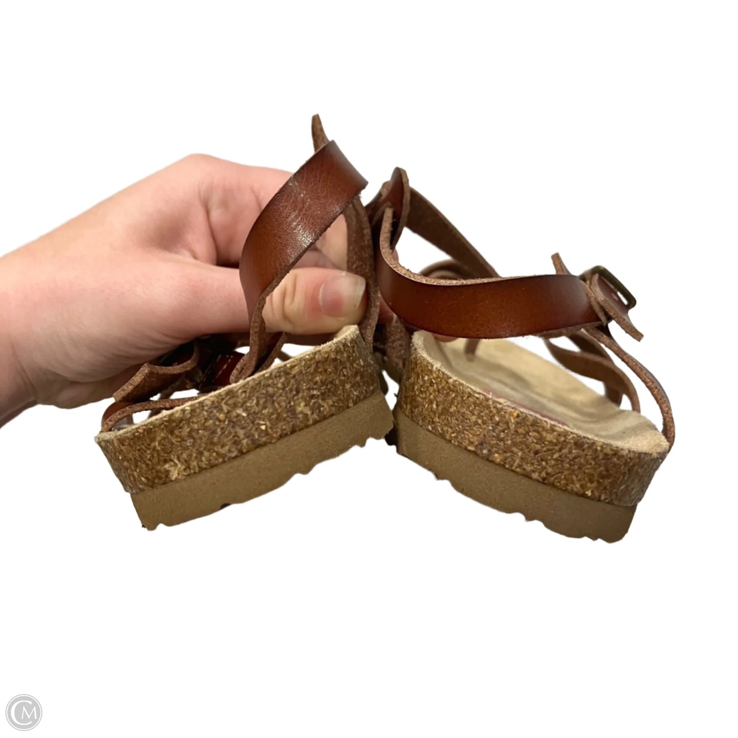 Shoes Flats In Brown, Size: 9