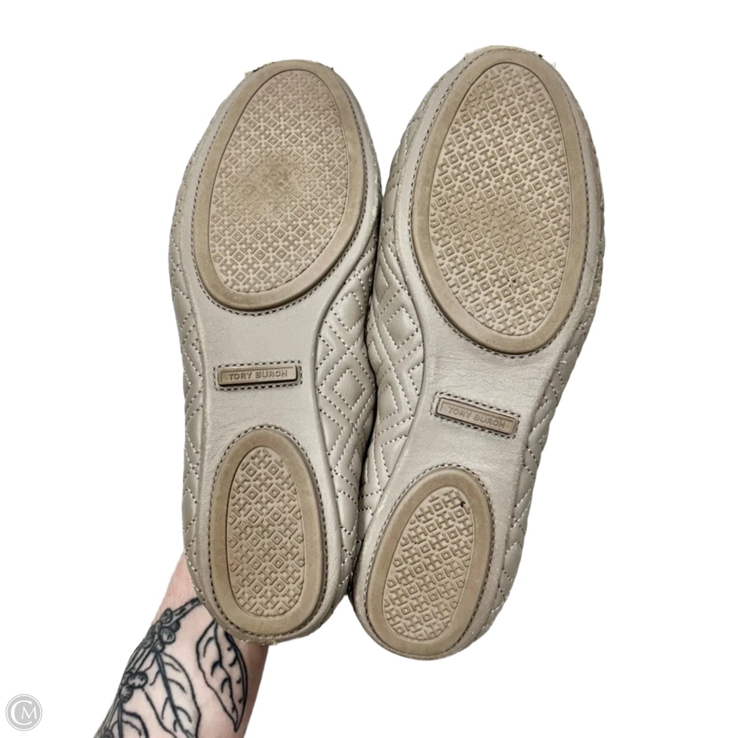 Shoes Designer By Tory Burch In Grey, Size: 6