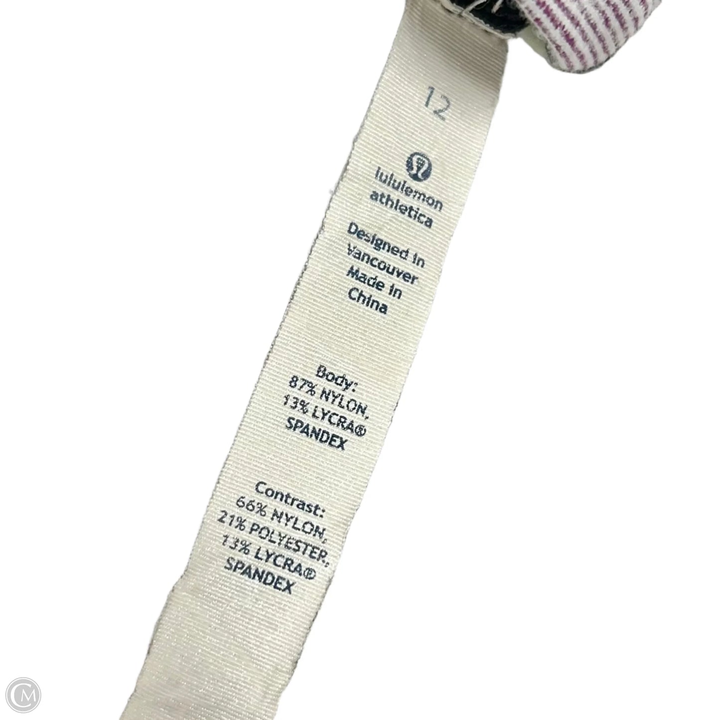 Athletic Leggings Capris By Lululemon In Black, Size: 12