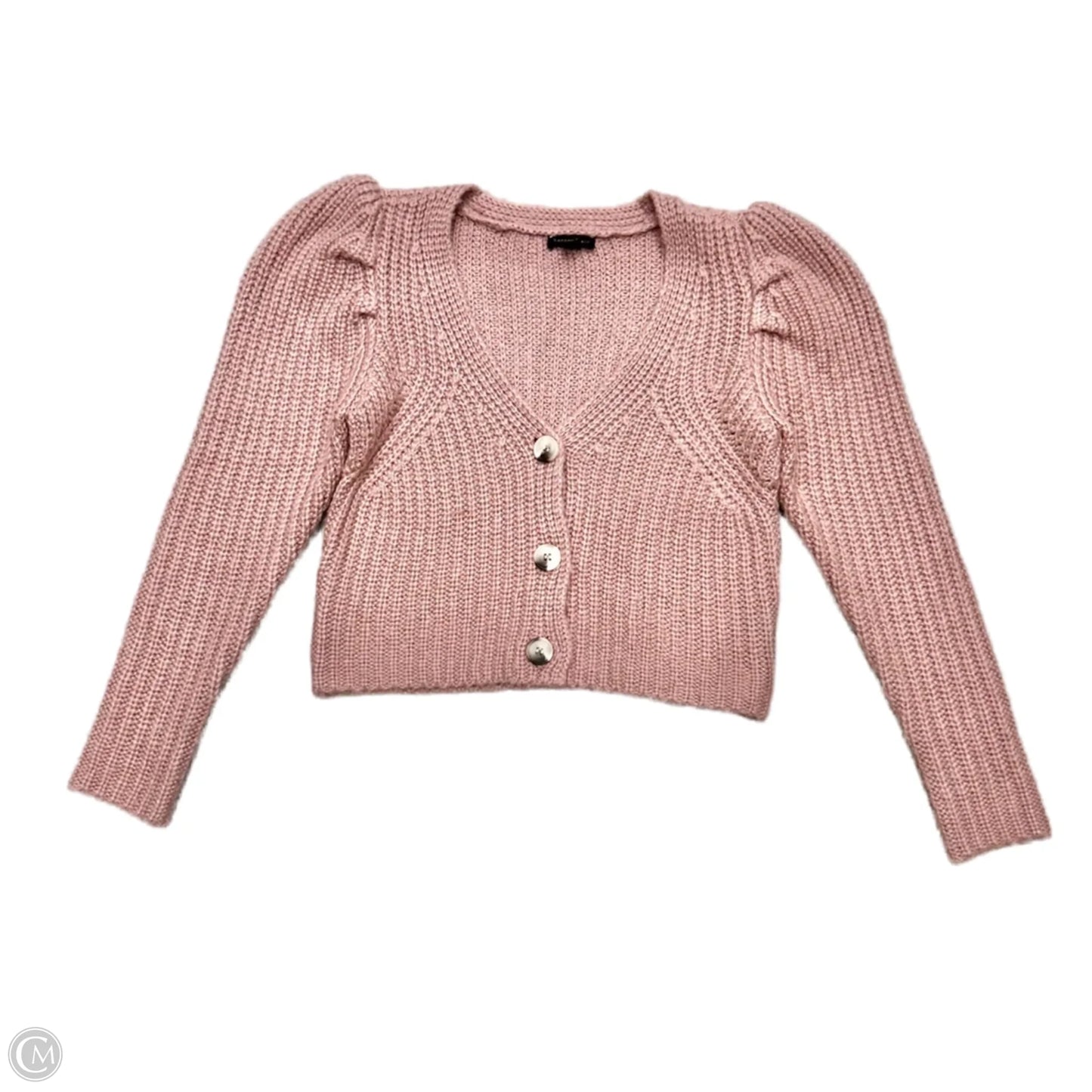 Sweater Cardigan By Current Air In Mauve, Size: Xs