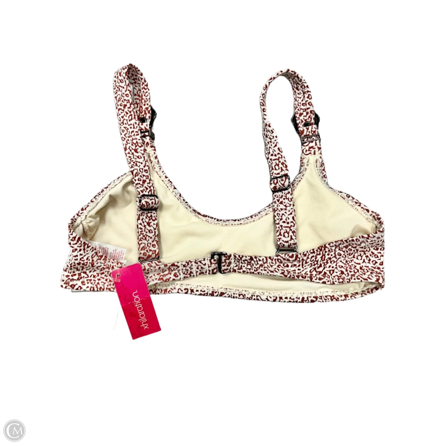 Swimsuit Top By Xhilaration In Red & White, Size: M