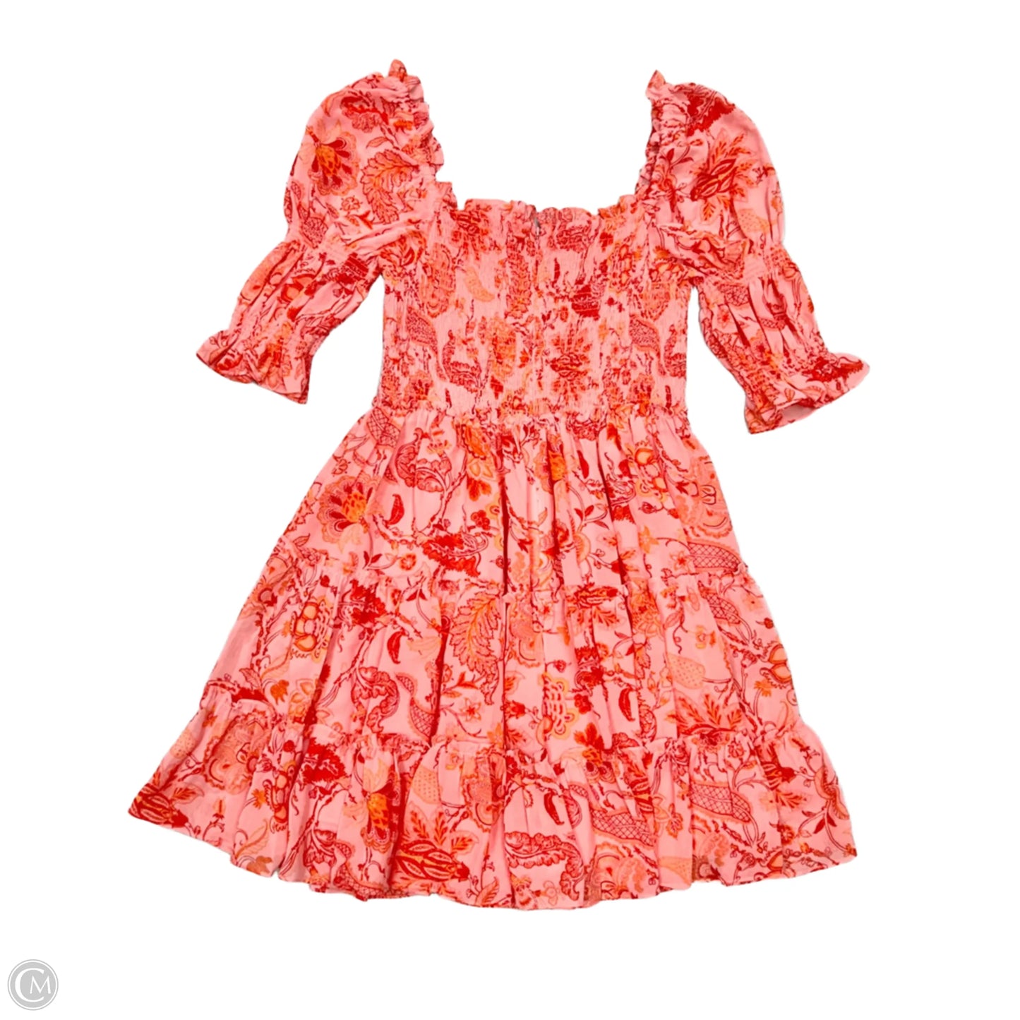 Dress Casual Short By Cinq A Sept In Pink & Red, Size: S