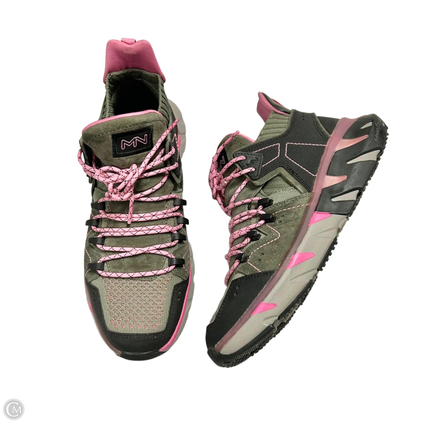 Boots Hiking By Mark Nason In Brown & Pink, Size: 8.5