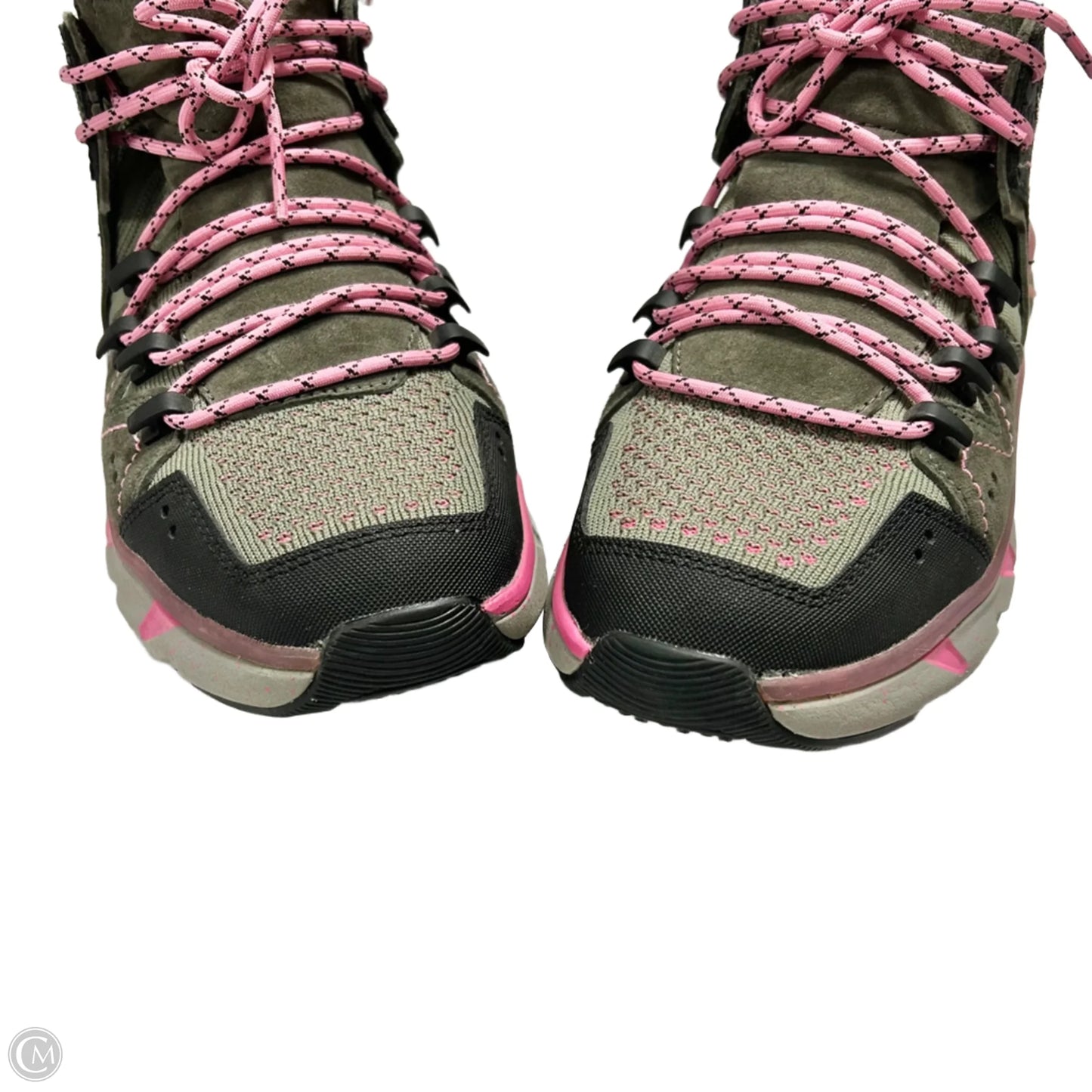 Boots Hiking By Mark Nason In Brown & Pink, Size: 8.5