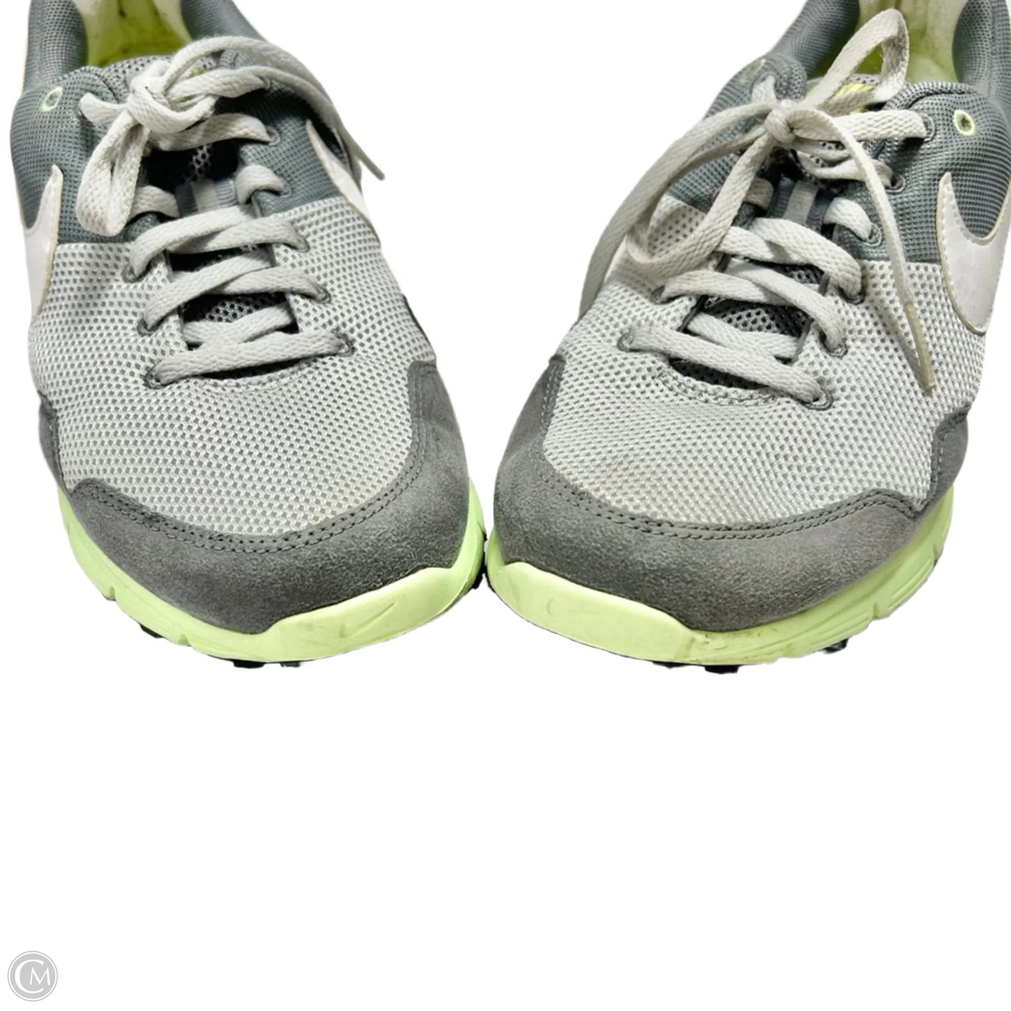 Shoes Athletic By Nike In Green & Grey, Size: 8.5