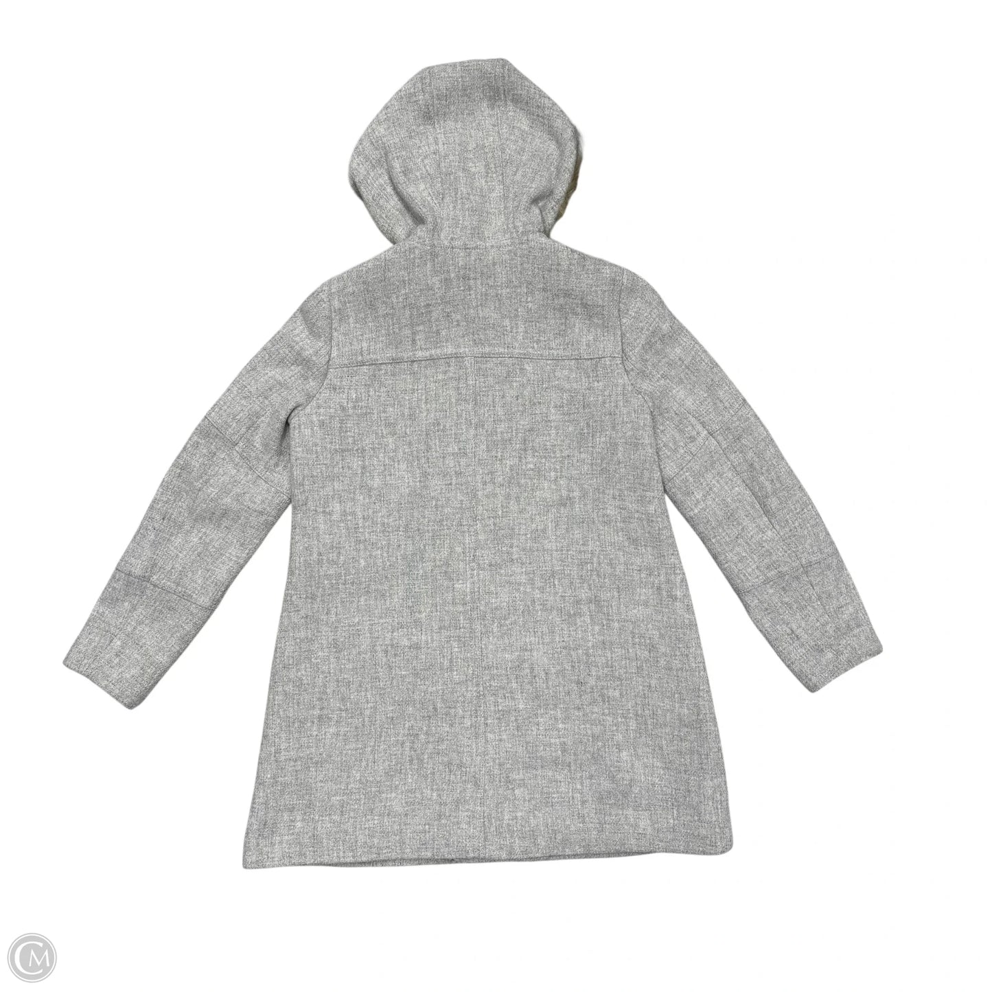 Coat Peacoat By J. Crew In Grey, Size: S
