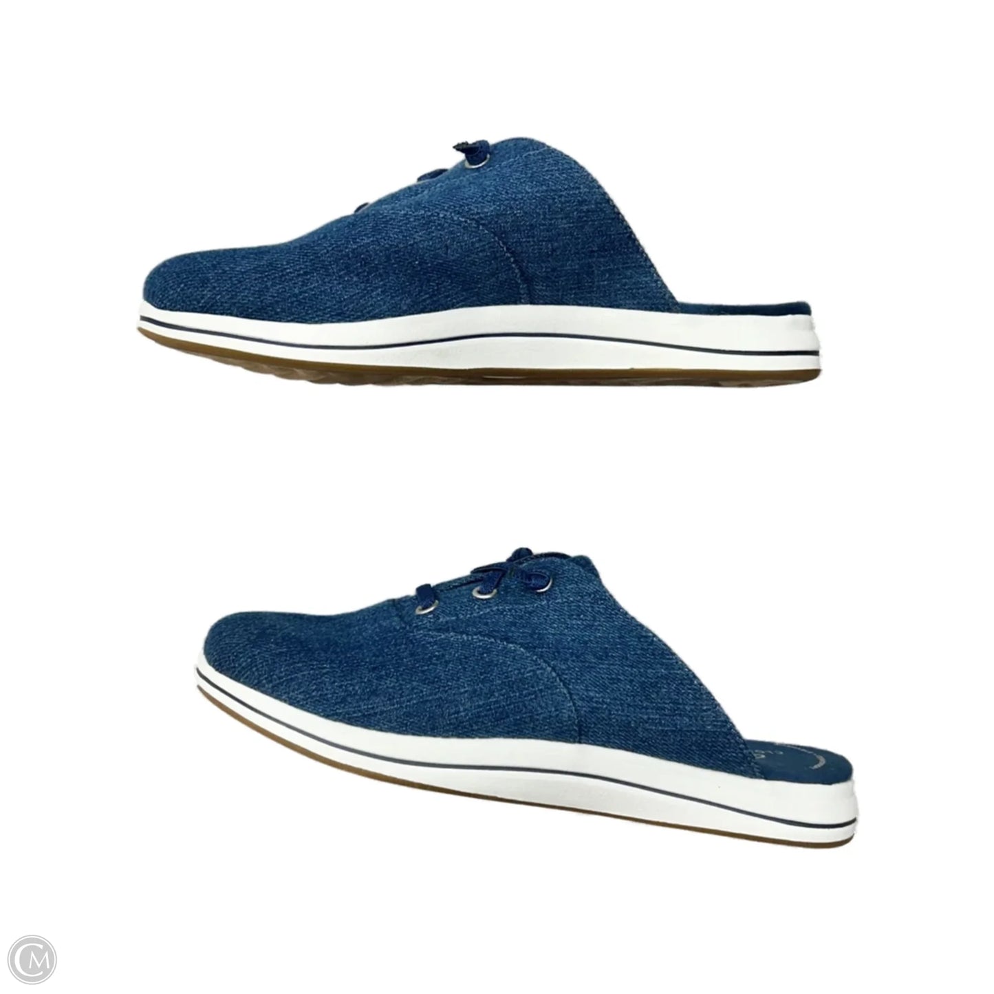 Shoes Sneakers By Clarks In Blue, Size: 7.5