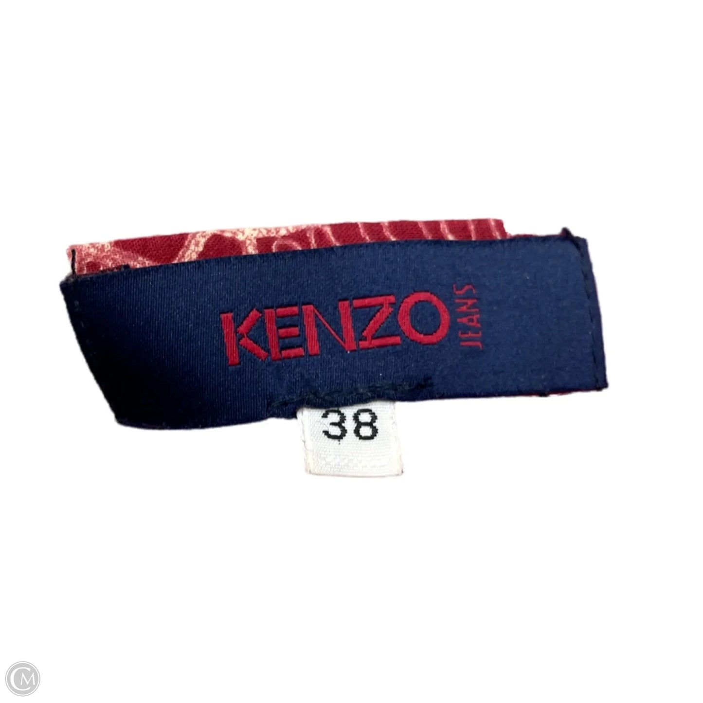 Skirt Midi By Kenzo In Cream & Red, Size: S