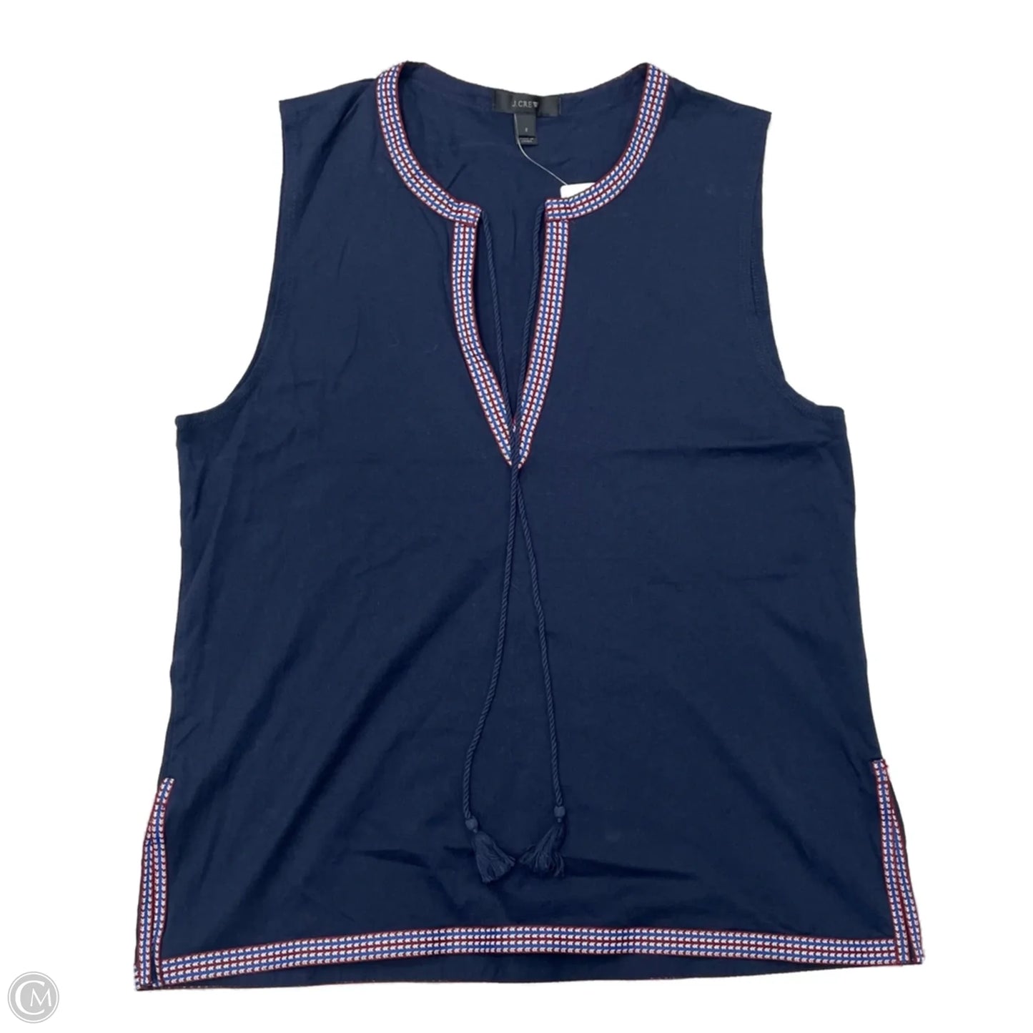 Top Sleeveless By J. Crew In Navy, Size: S