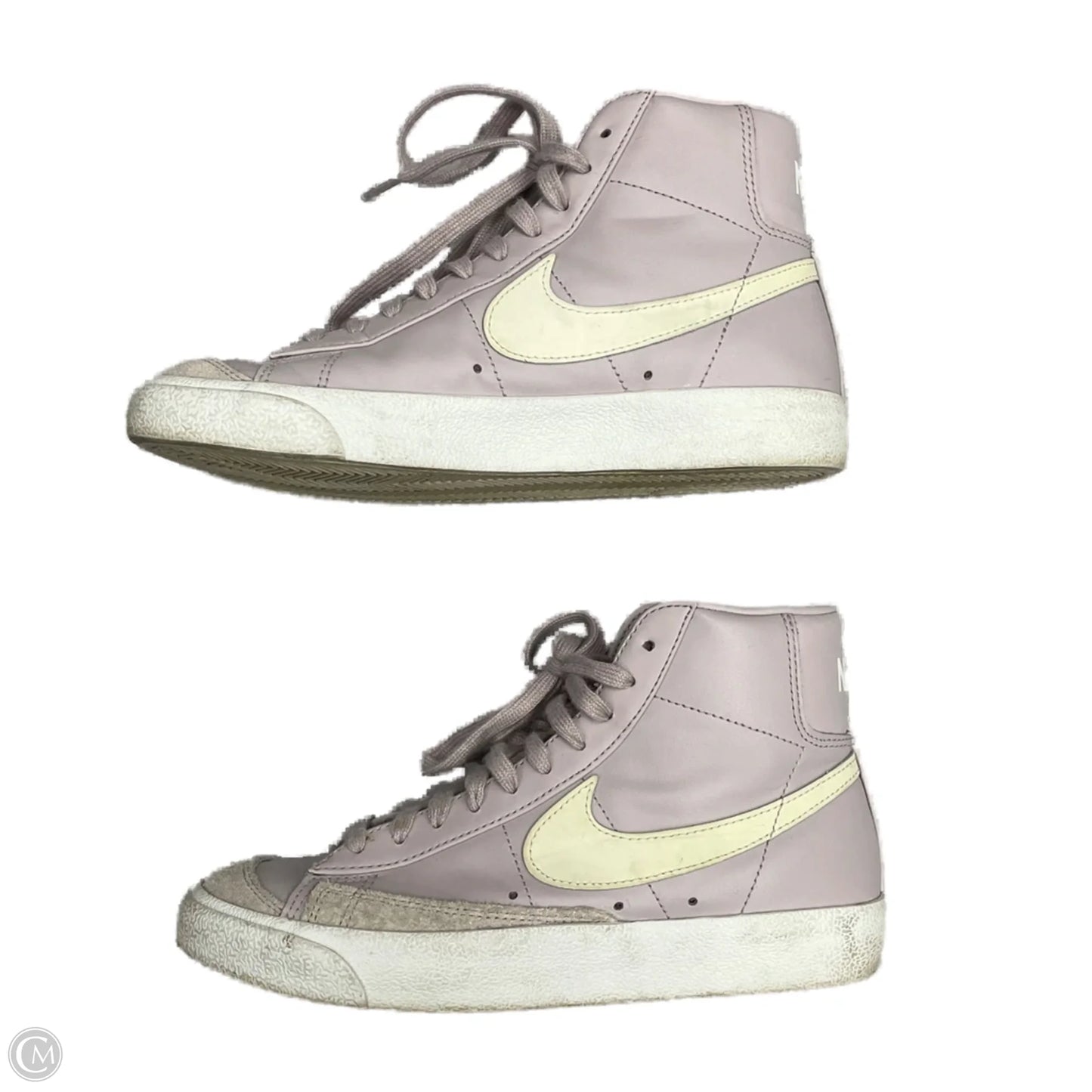 Shoes Athletic By Nike In Cream & Purple, Size: 7.5