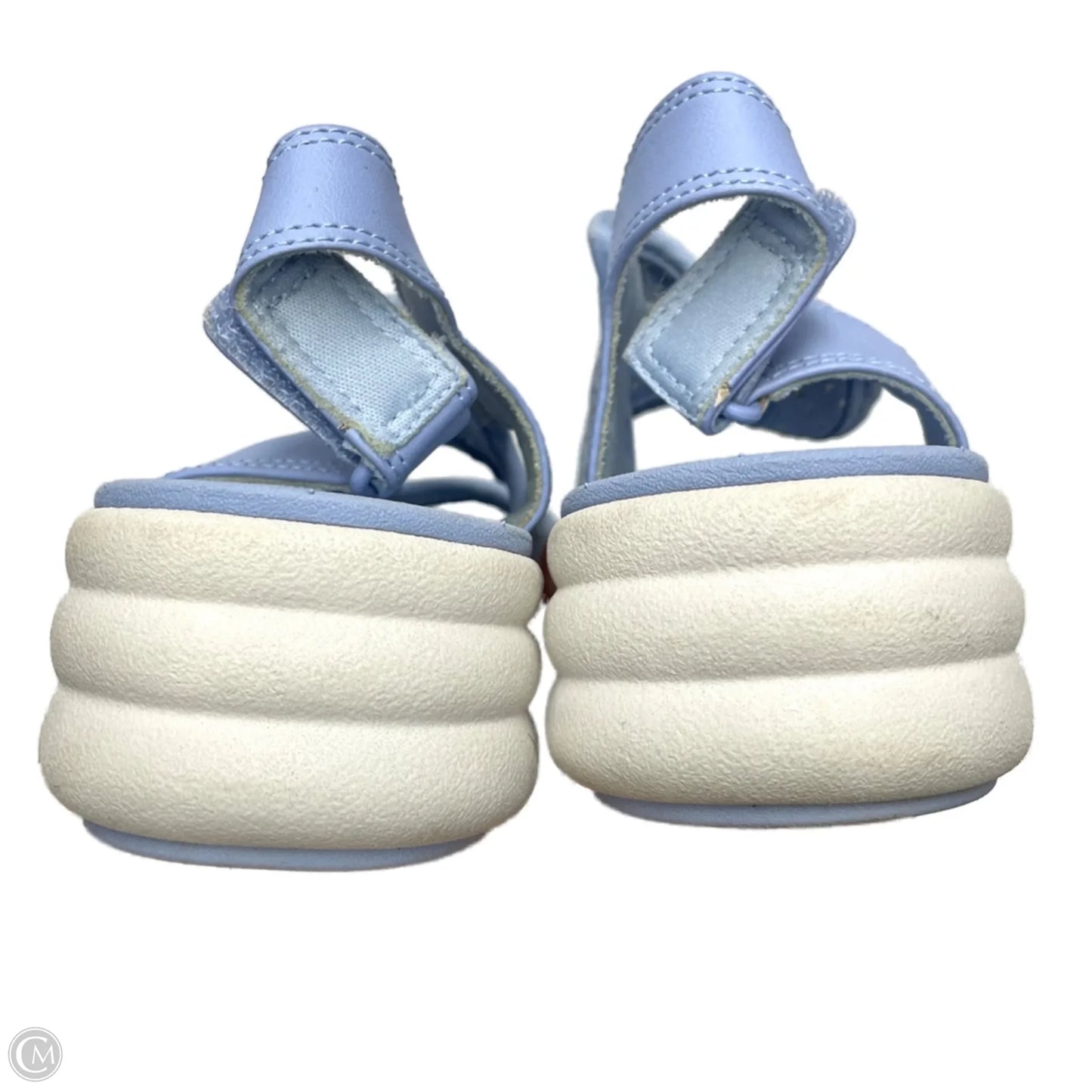 Sandals Heels Platform By Clarks In Blue, Size: 7