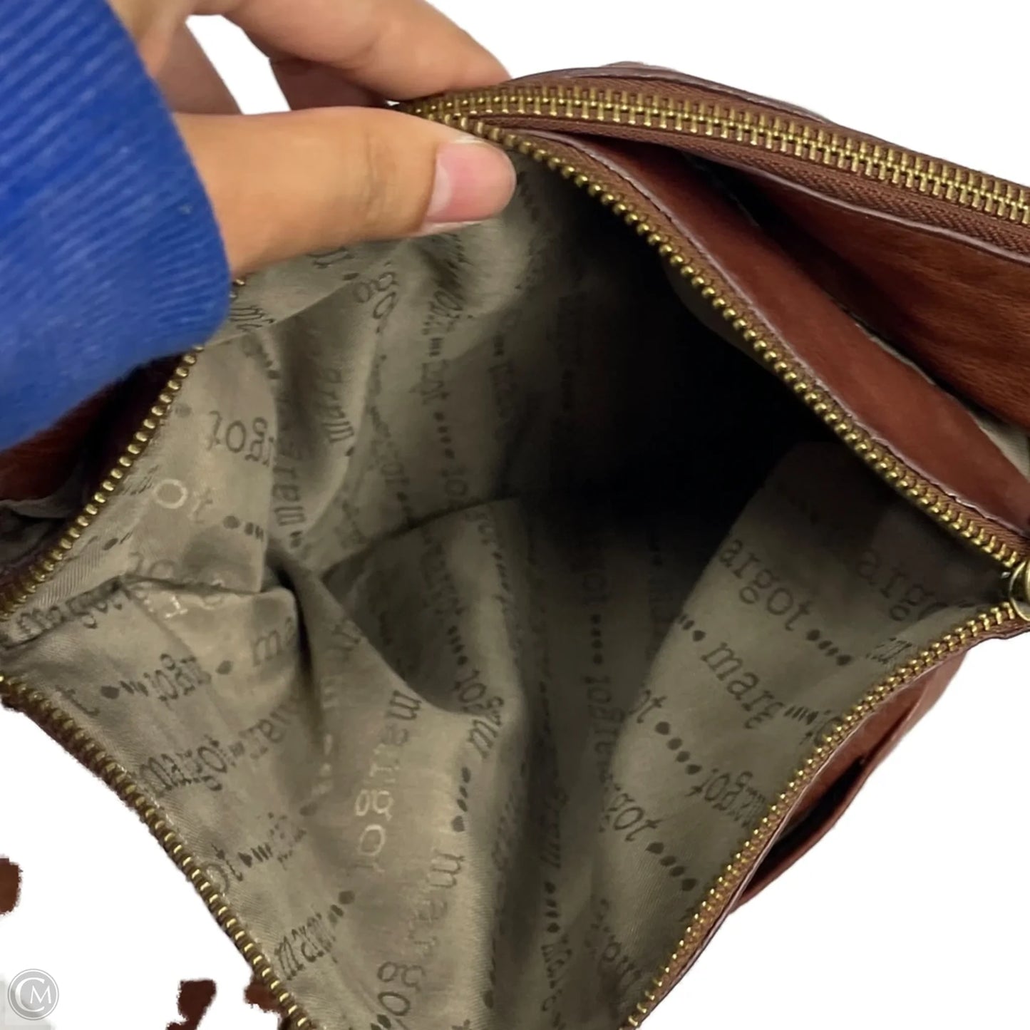 Crossbody Leather By Margot, Size: Medium