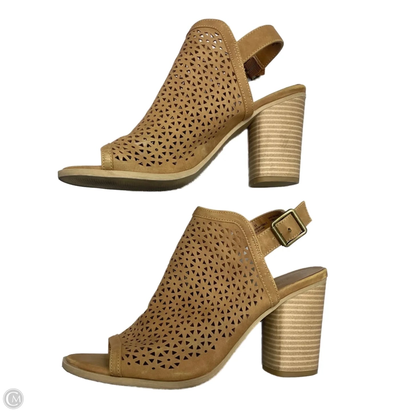 Shoes Heels Block By Universal Thread In Brown, Size: 9.5
