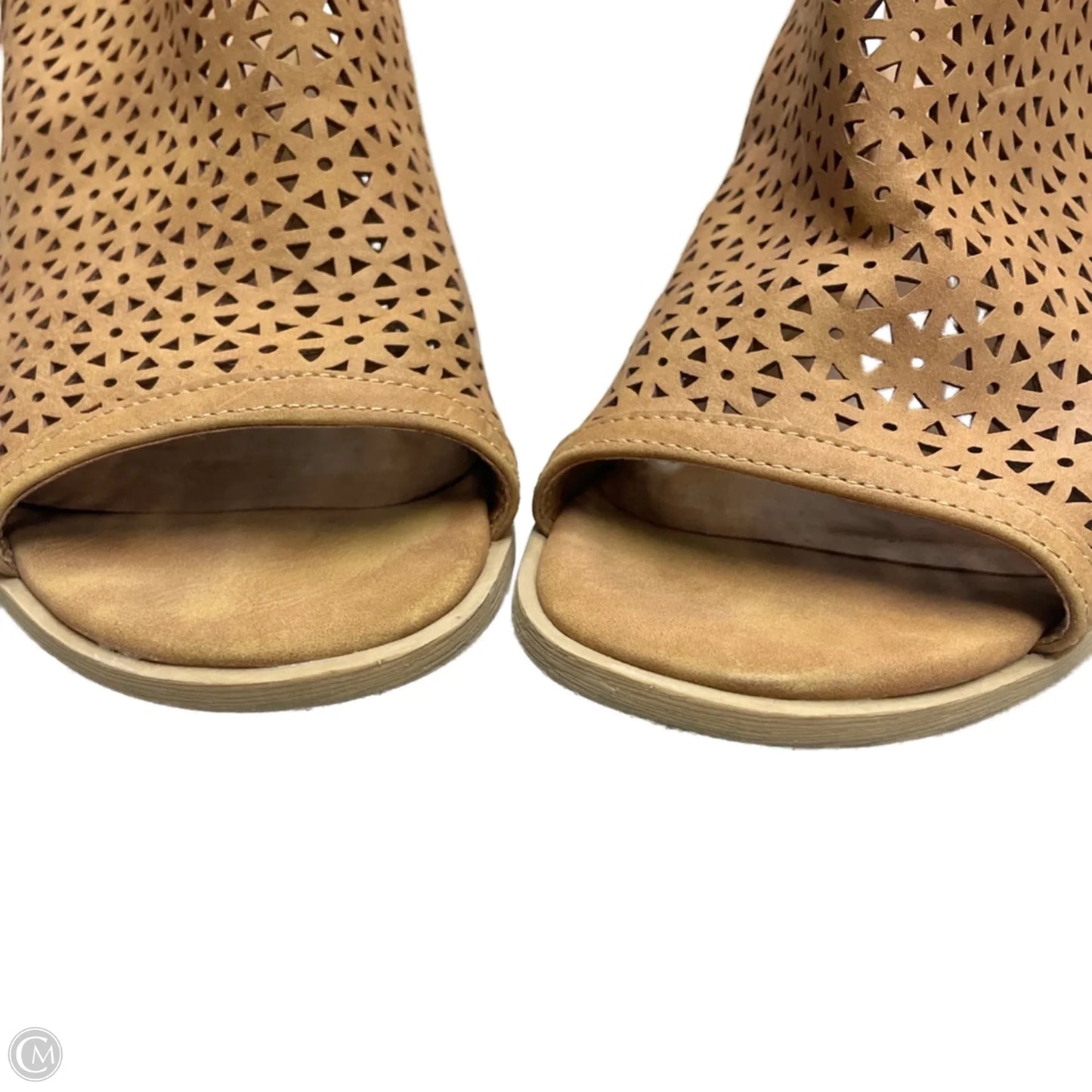 Shoes Heels Block By Universal Thread In Brown, Size: 9.5