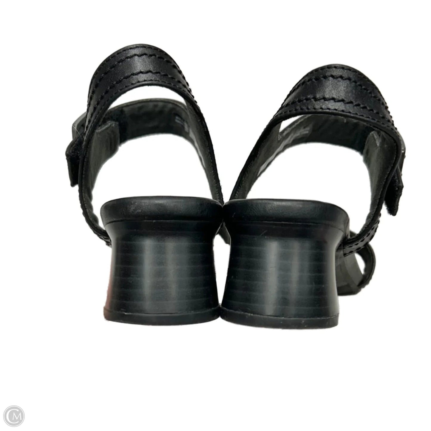 Sandals Heels Block By Clarks In Black, Size: 8.5