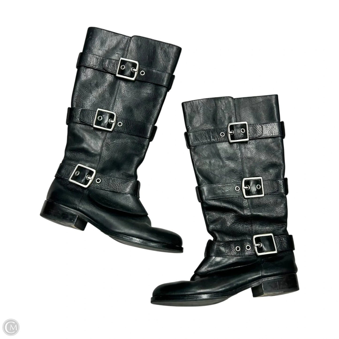 Boots Designer By Coach In Black, Size: 8