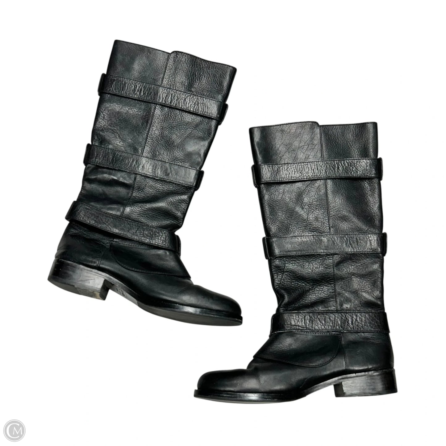 Boots Designer By Coach In Black, Size: 8