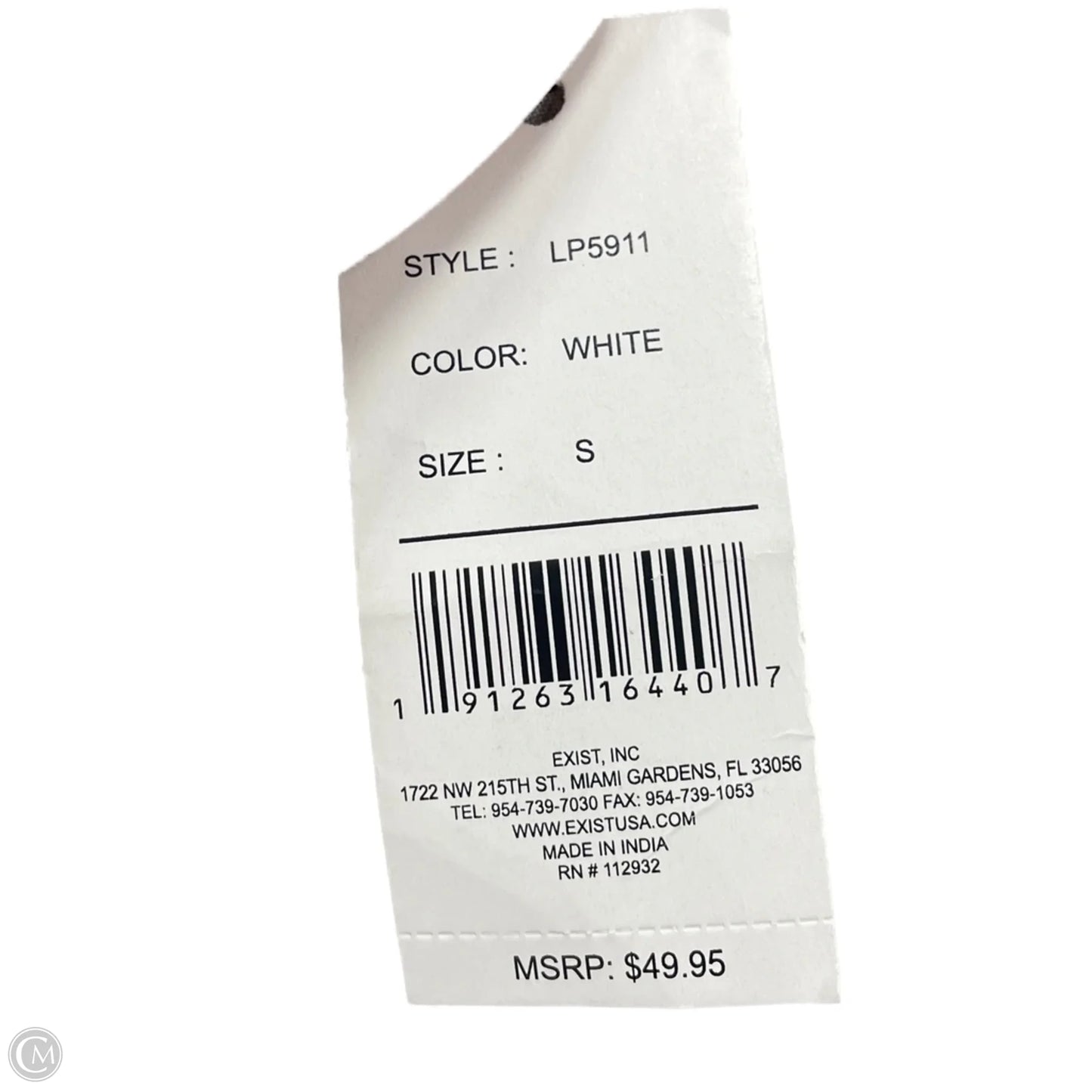 Pants Wide Leg By Salty Lemon In Grey & White, Size: S
