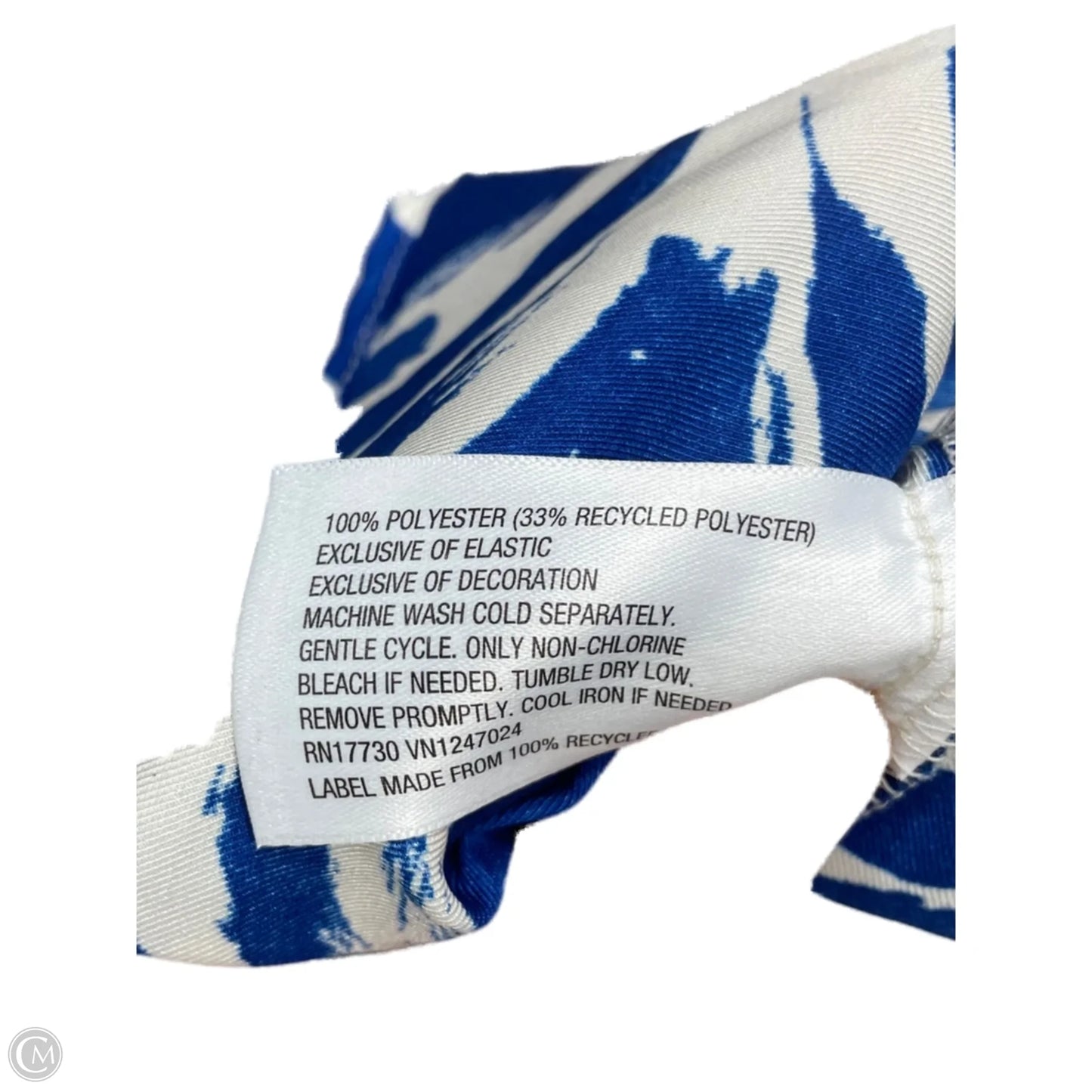 Dress Party Midi By Target-designer In Blue & White, Size: S