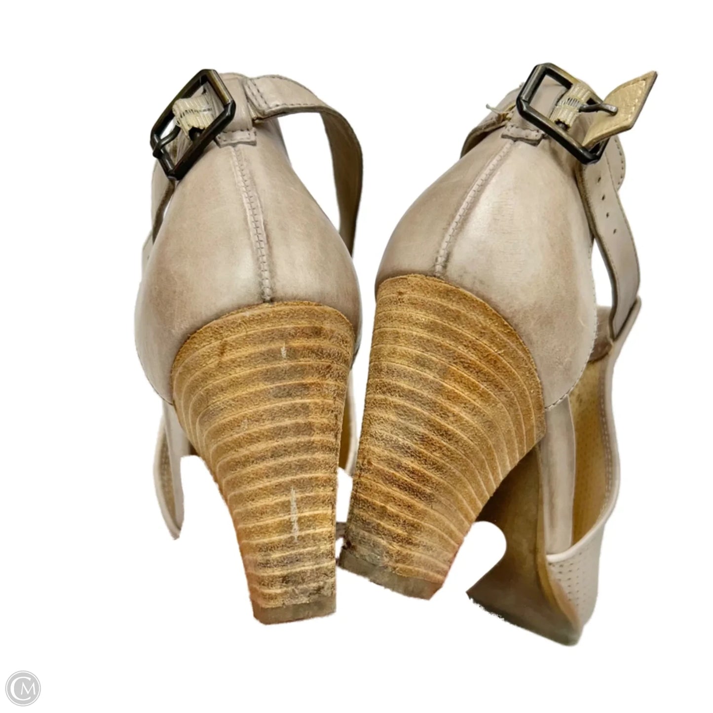Shoes Heels Block By Paul Green In Taupe, Size: 8.5