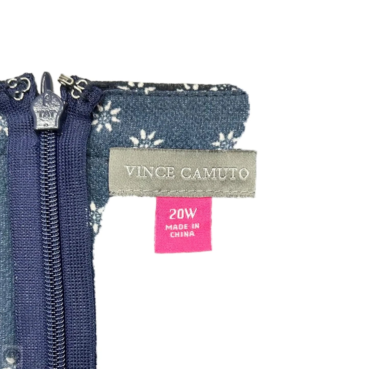 Jumpsuit By Vince Camuto In Blue & White, Size: 2x