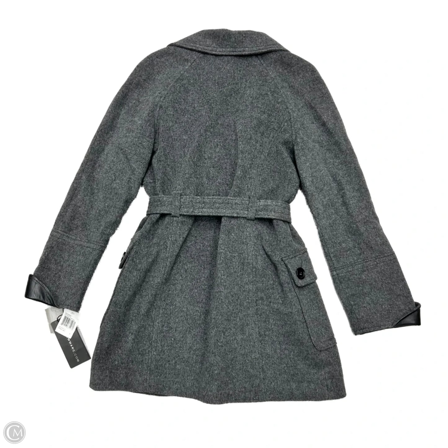Coat Peacoat By Marc New York In Grey, Size: M