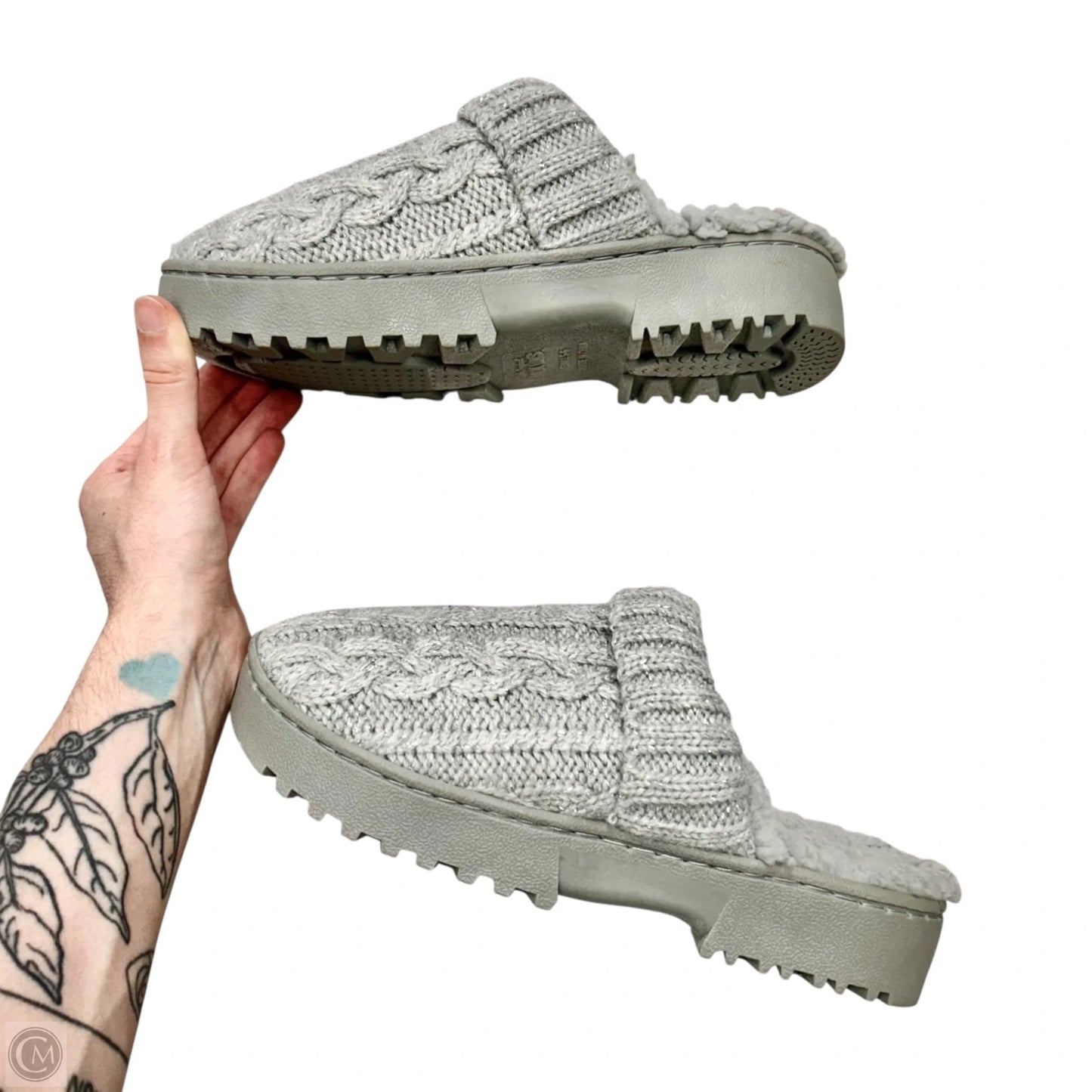 Slippers By Muk Luks In Grey, Size: 5-6