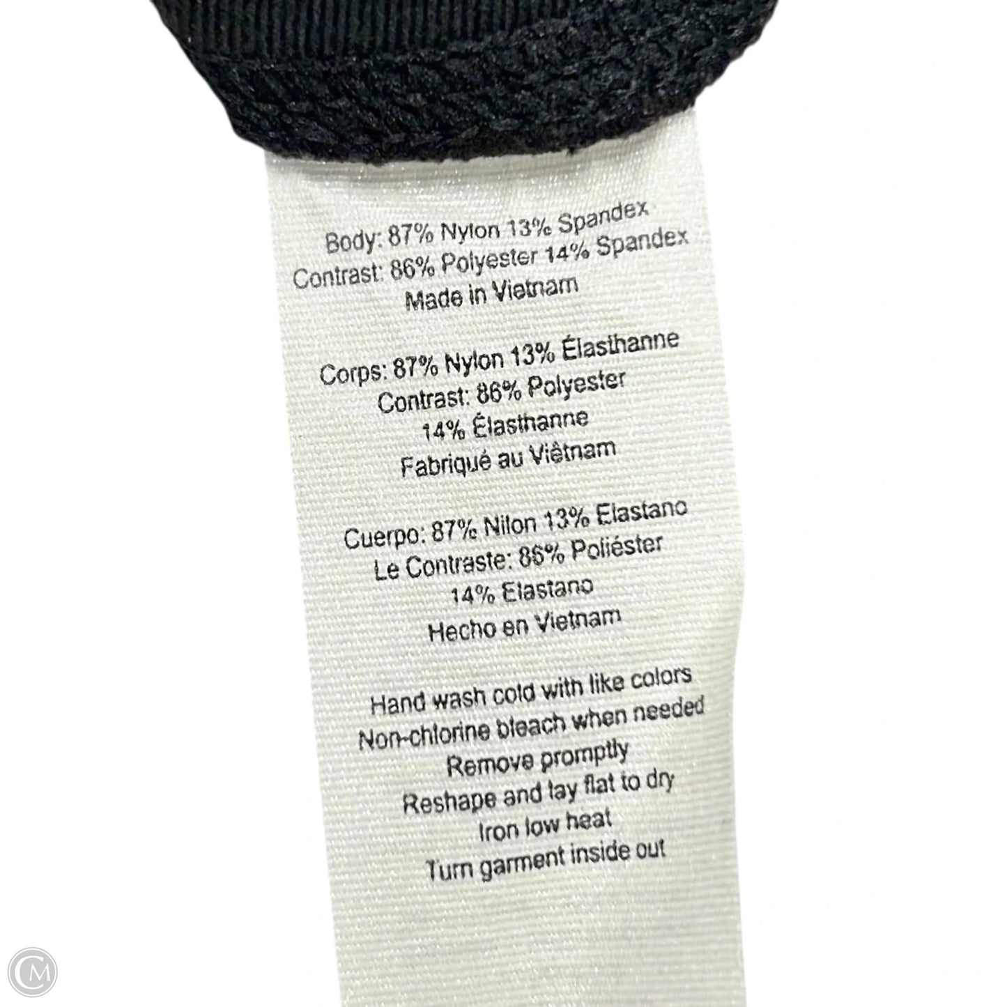 Athletic Leggings By Alo In Black & Cream, Size: S