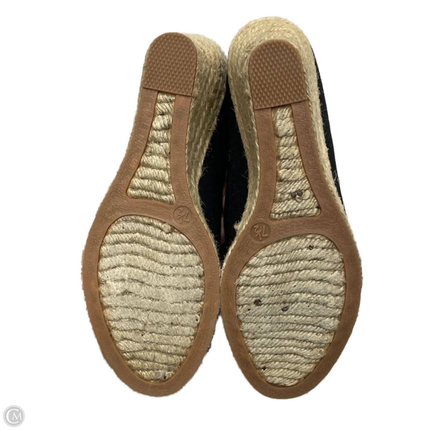 Shoes Heels Wedge By J. Crew In Black & Tan, Size: 7.5