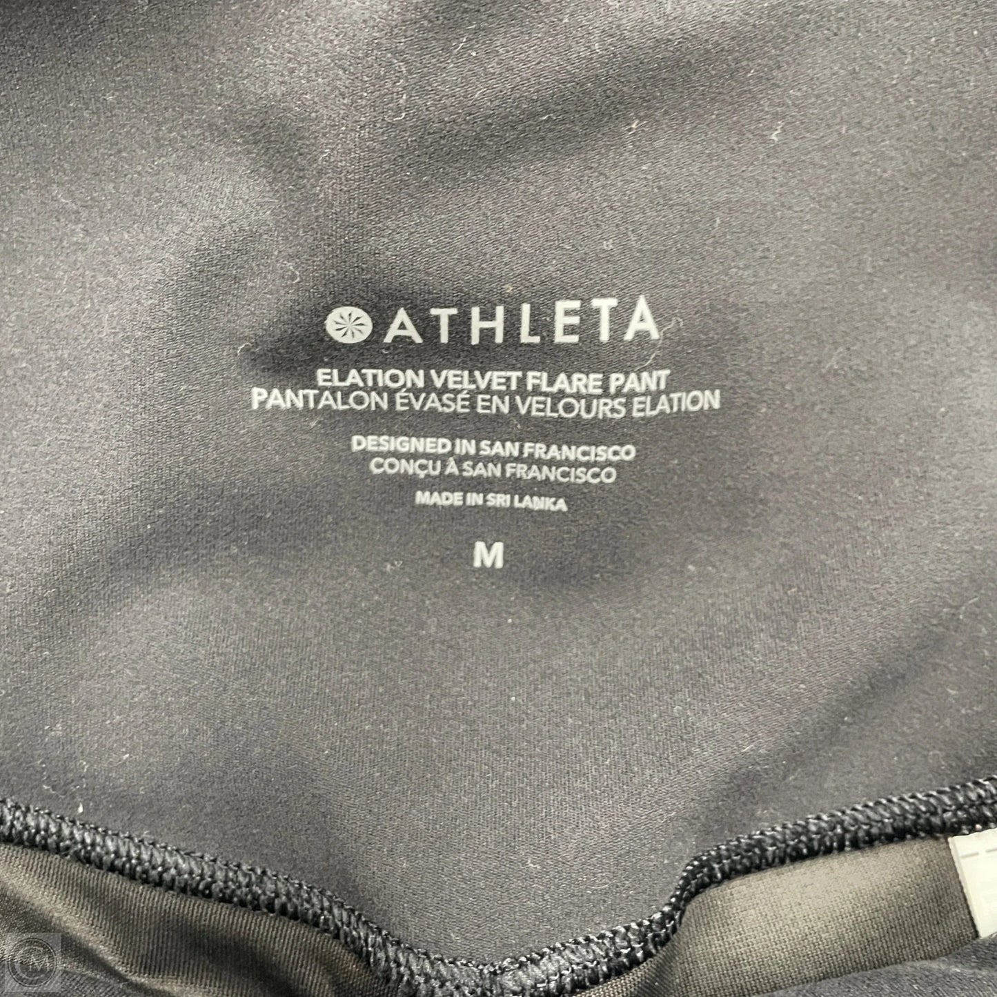 Athletic Leggings By Athleta In Black, Size: M