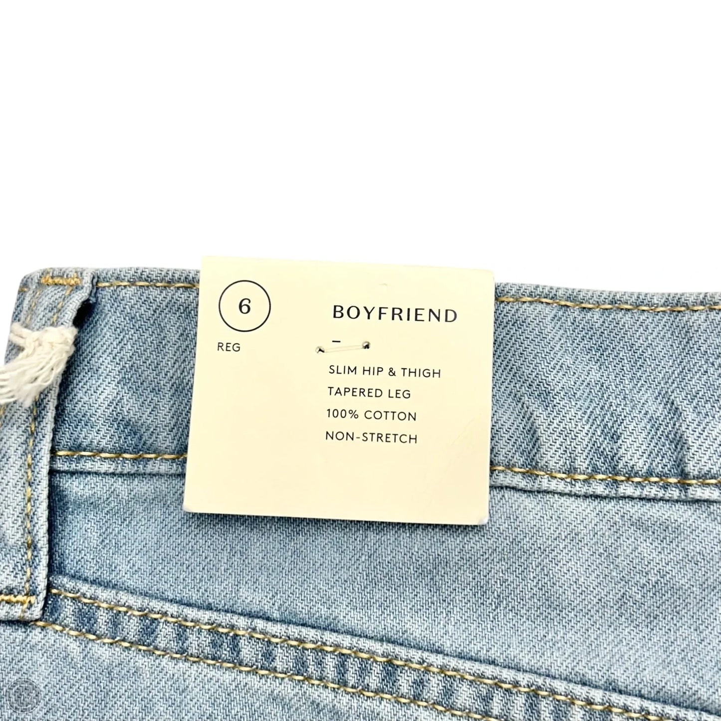 Jeans Straight By Universal Thread In Blue Denim, Size: 6