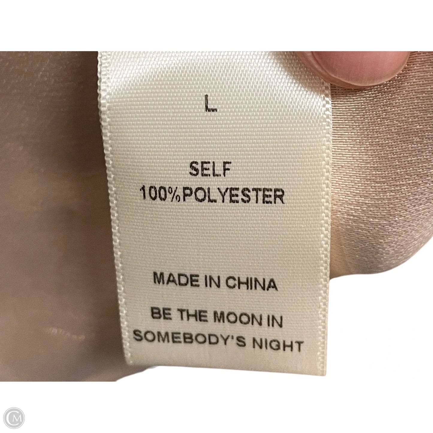 Pants Set 2pc By Crecent In Rose Gold, Size: L