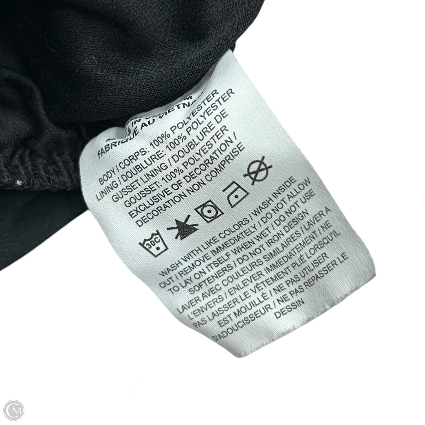 Athletic Shorts By Nike Apparel In Black, Size: M