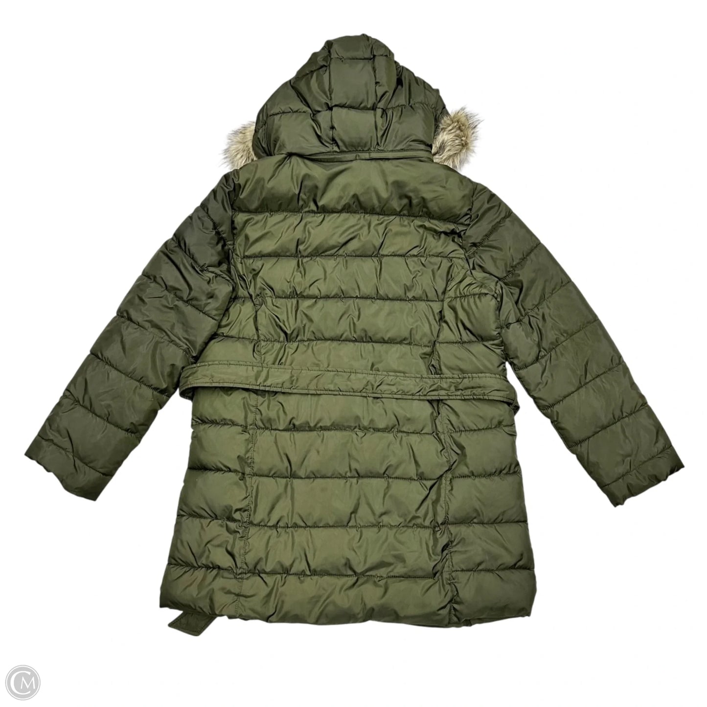Coat Puffer & Quilted By Loft In Green, Size: Xl