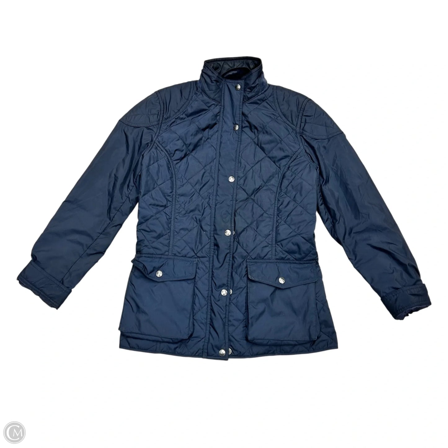 Jacket Puffer & Quilted By Polo Ralph Lauren In Navy, Size: M