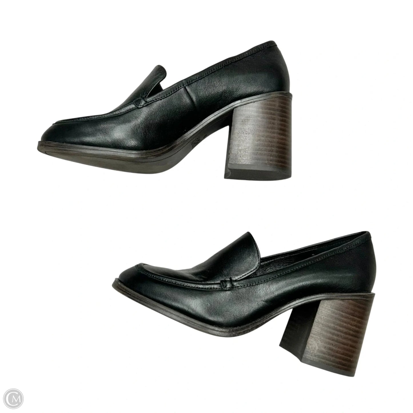 Shoes Heels Block By Crown Vintage In Black, Size: 9