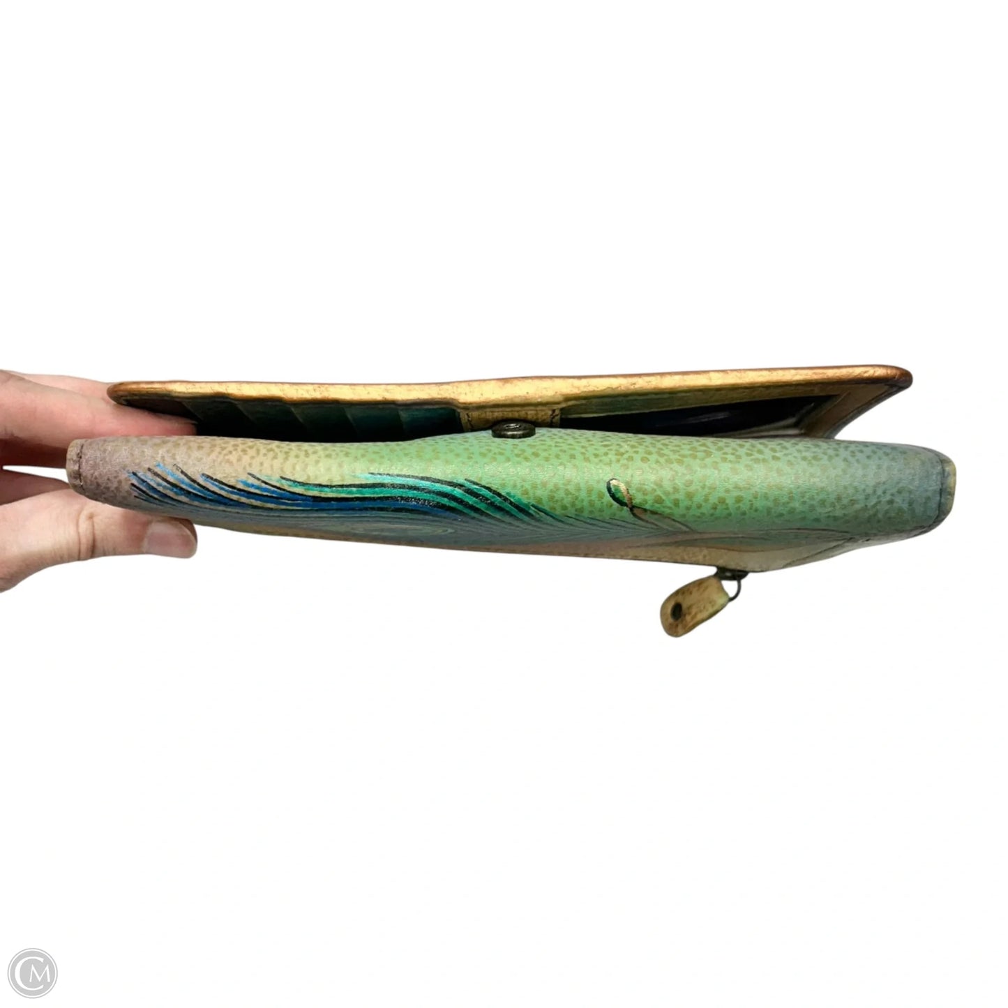 Wallet Leather By Anuschka, Size: Medium