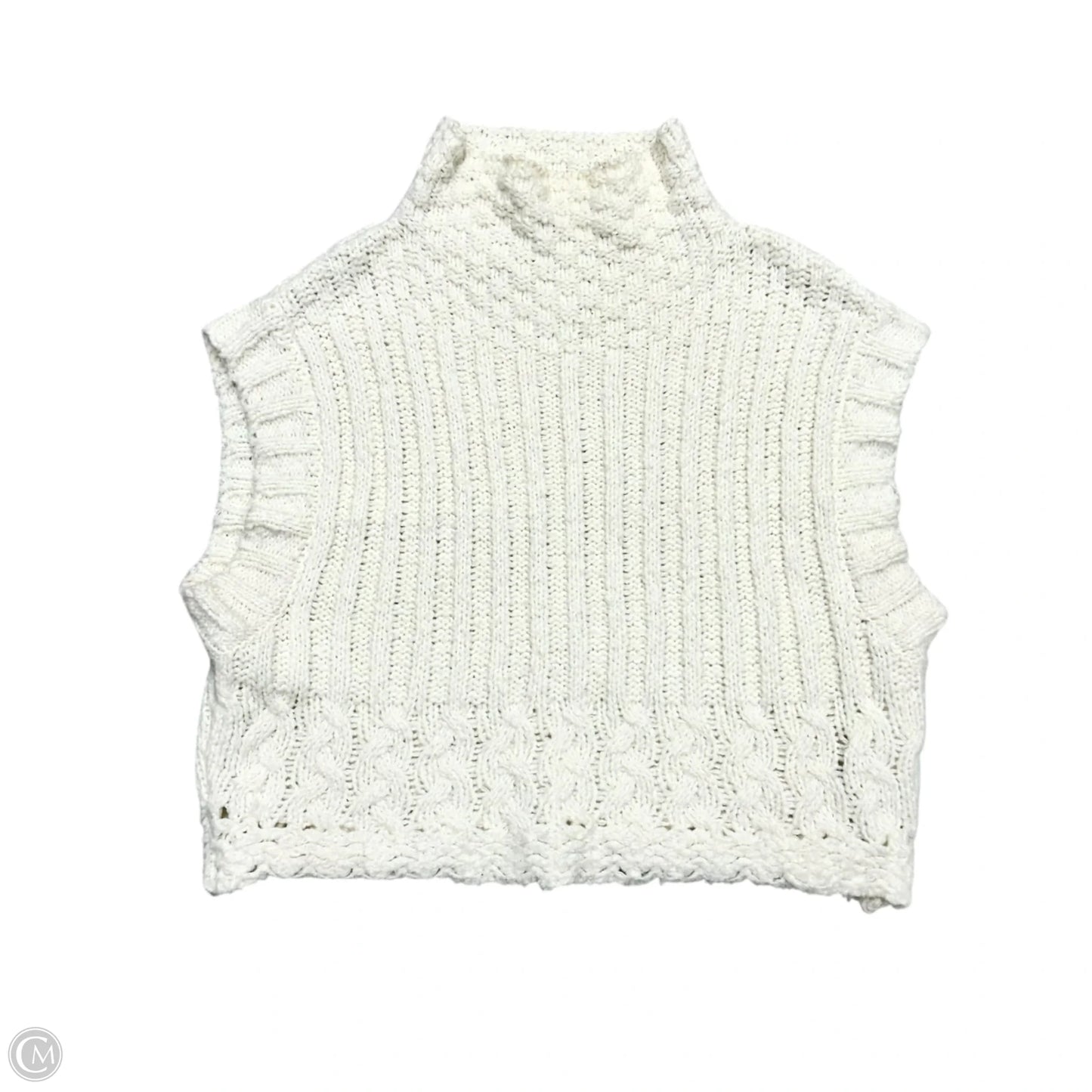 Sweater Sleeveless By Free People In Cream, Size: S