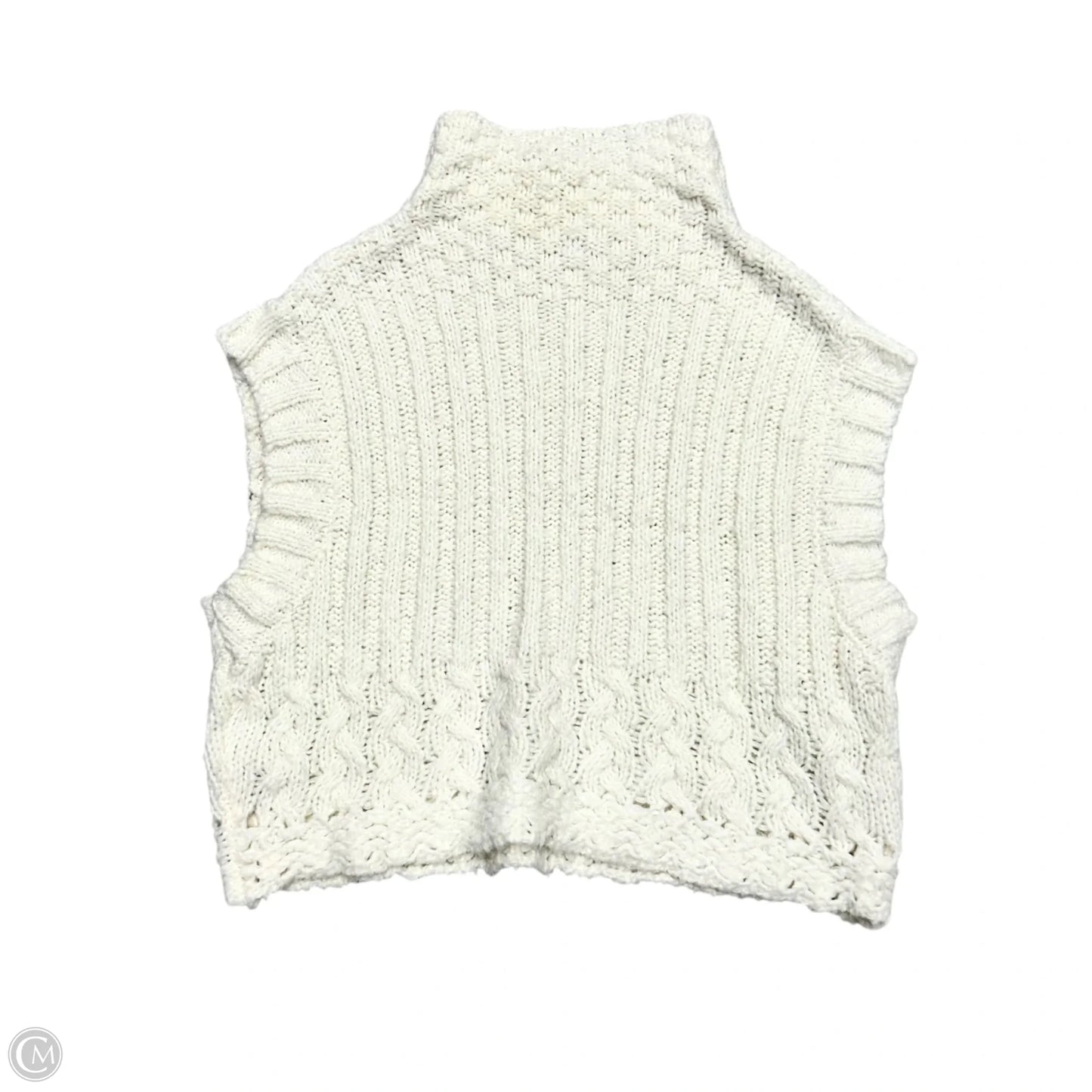 Sweater Sleeveless By Free People In Cream, Size: S