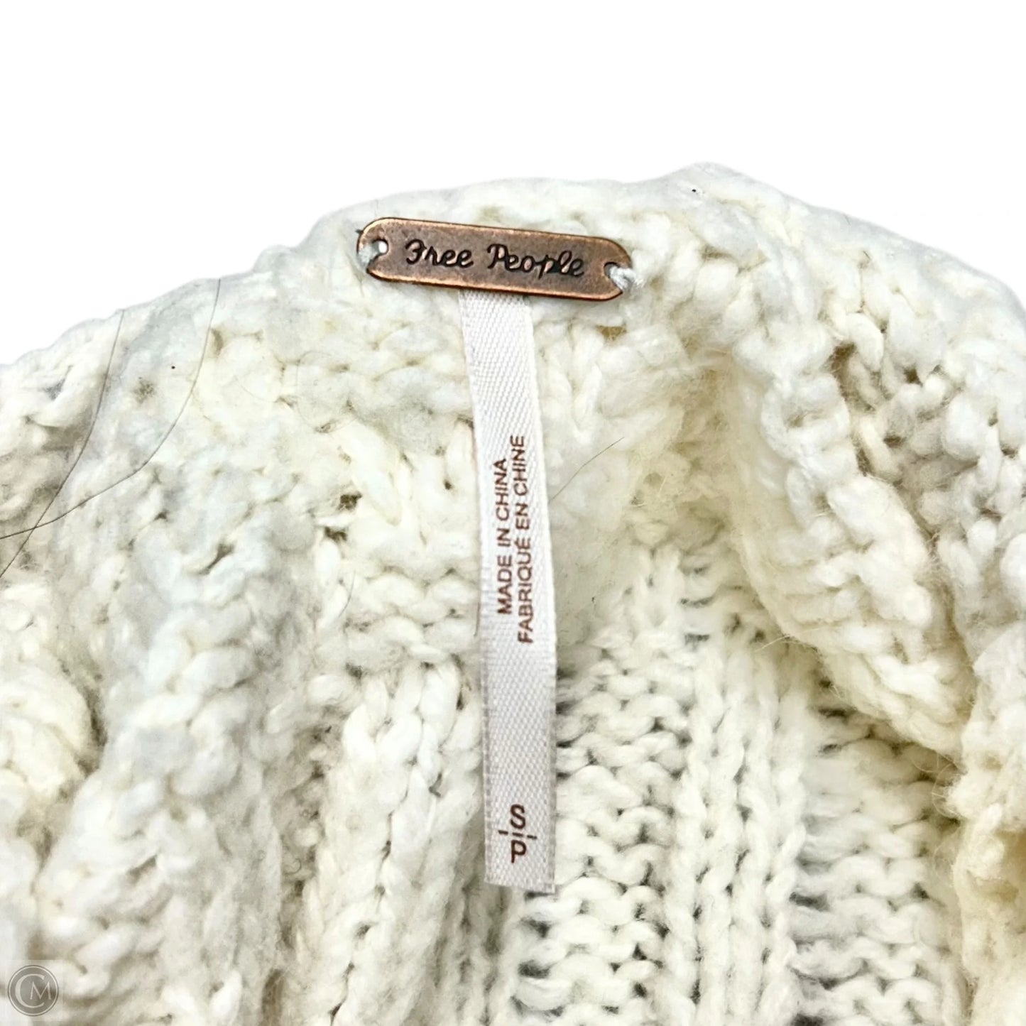 Sweater Sleeveless By Free People In Cream, Size: S