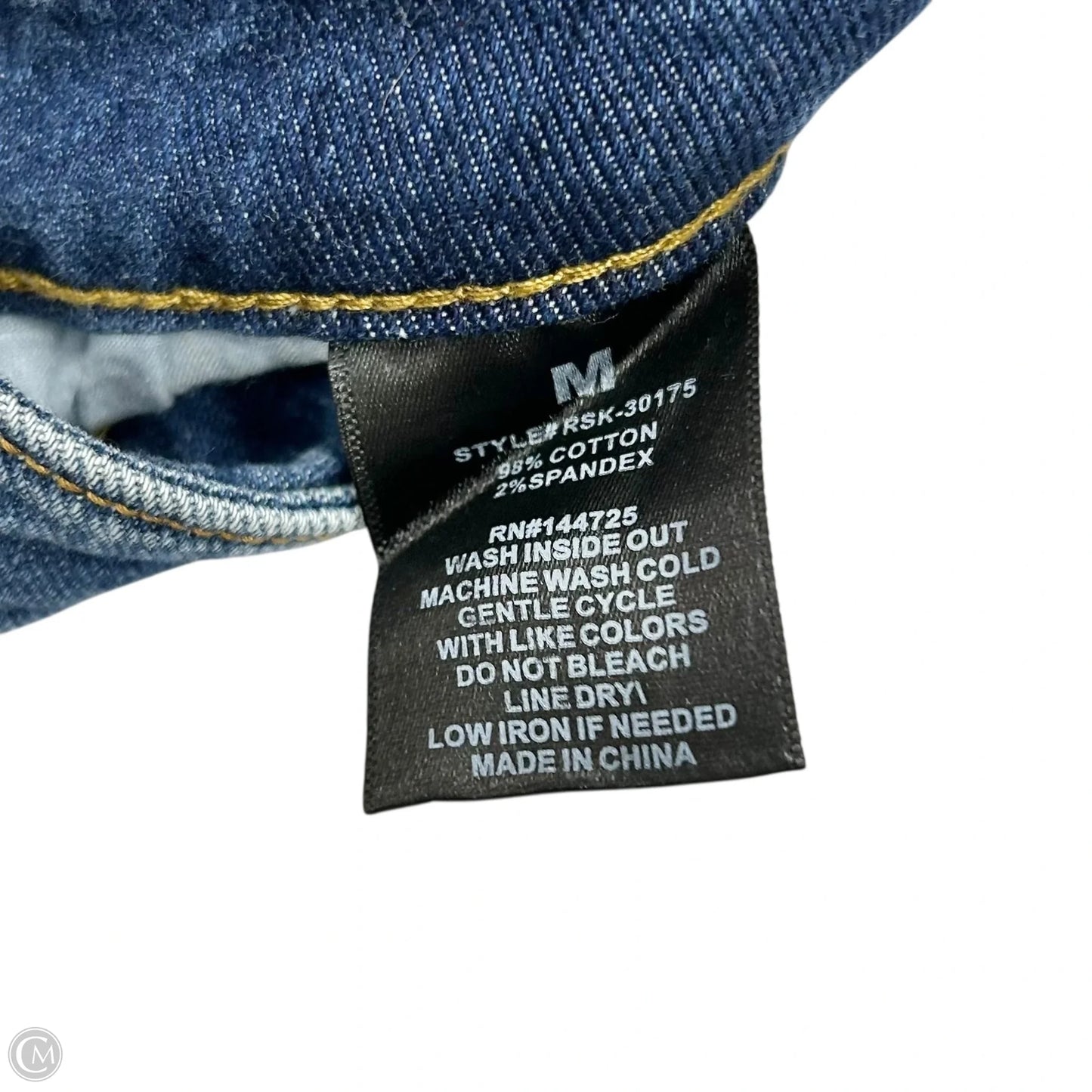 Skirt Mini & Short By American Bazi In Blue Denim, Size: M