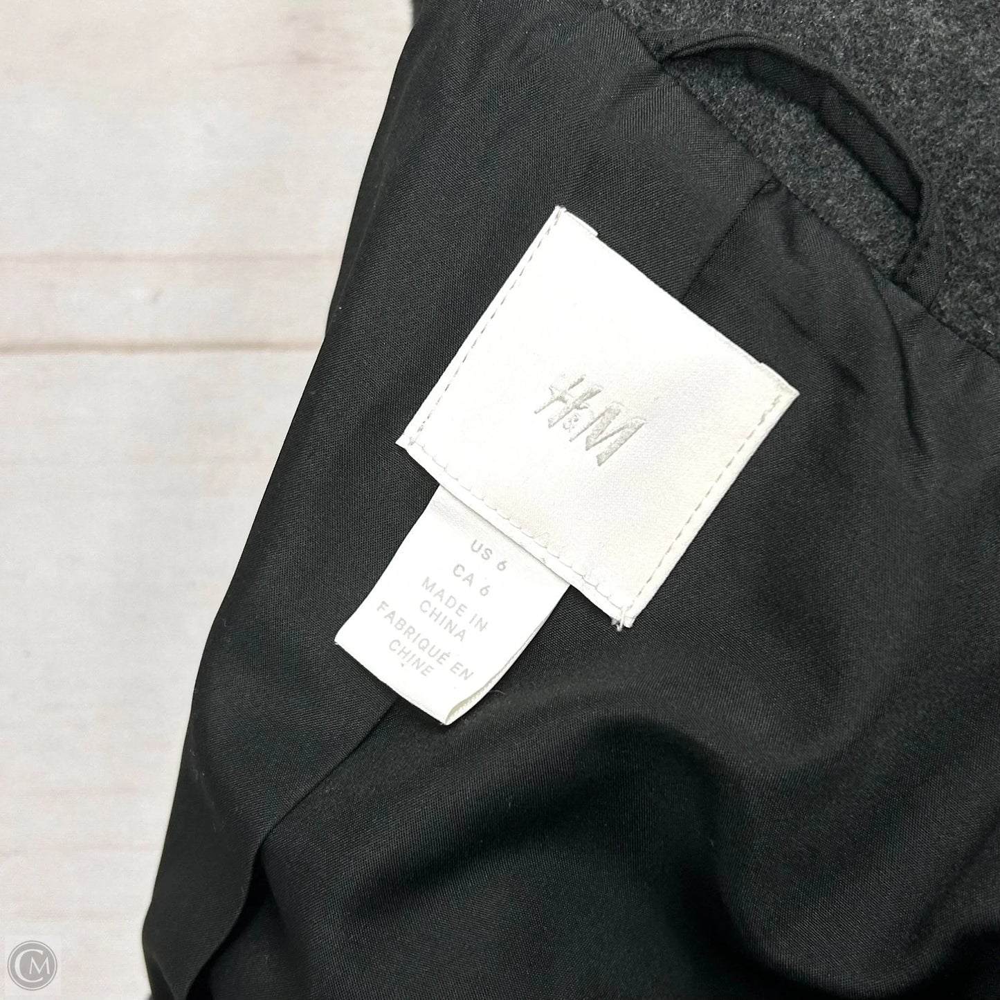 Coat Peacoat By H&m In Grey, Size: S