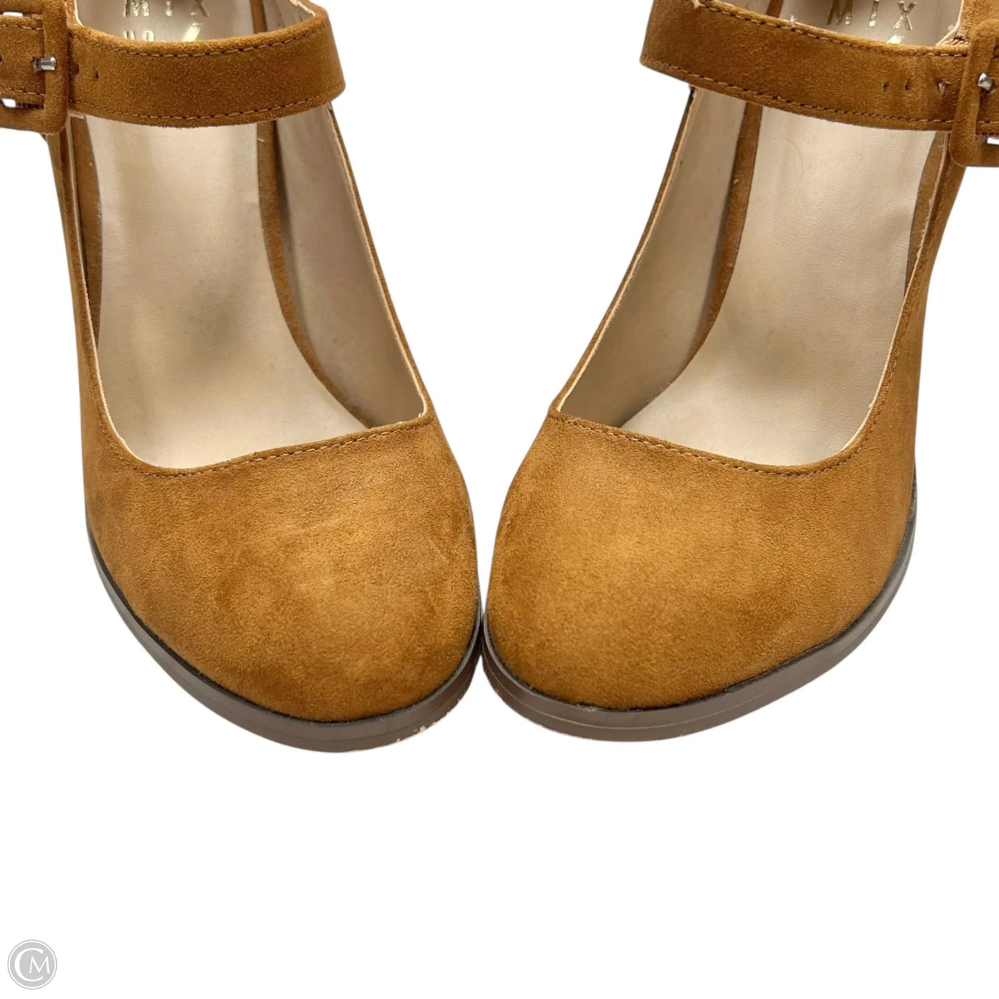 Shoes Heels Block By Mix No 6 In Brown, Size: 8