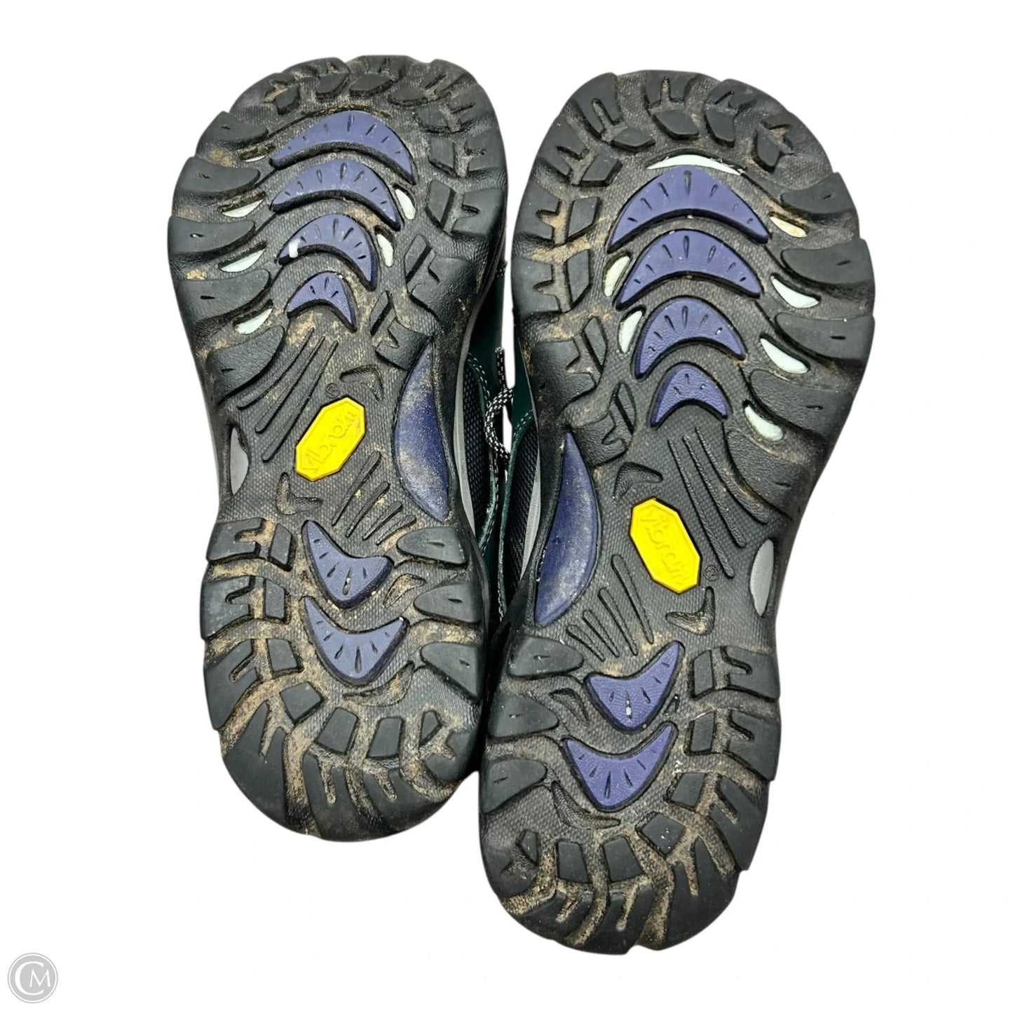 Boots Hiking By Ahnu In Black & Green, Size: 6.5