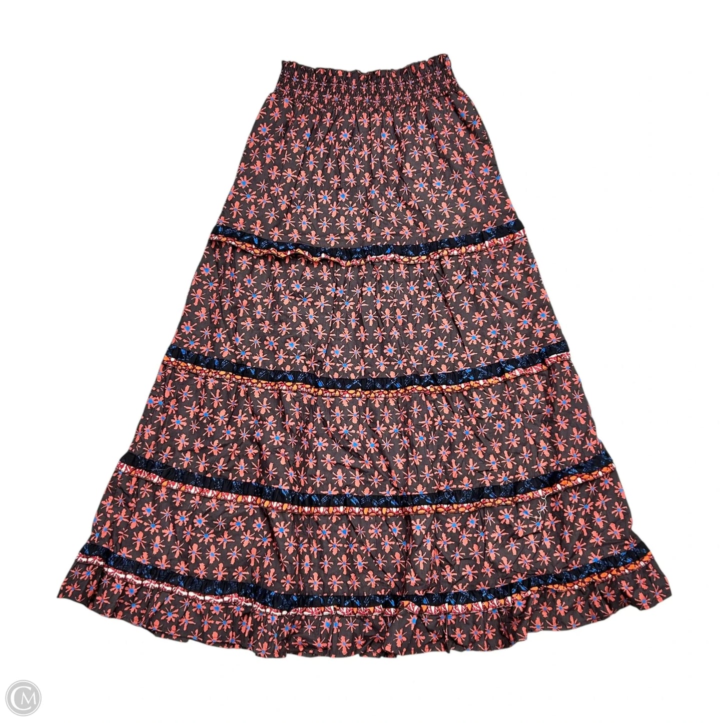 Skirt Maxi By Anthropologie In Floral Print, Size: Xs