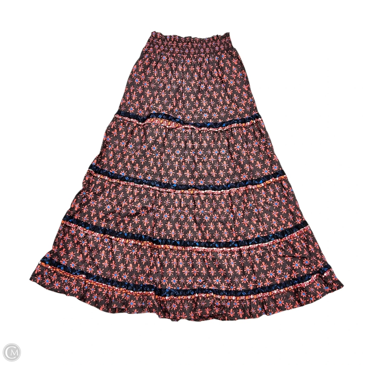 Skirt Maxi By Anthropologie In Floral Print, Size: Xs